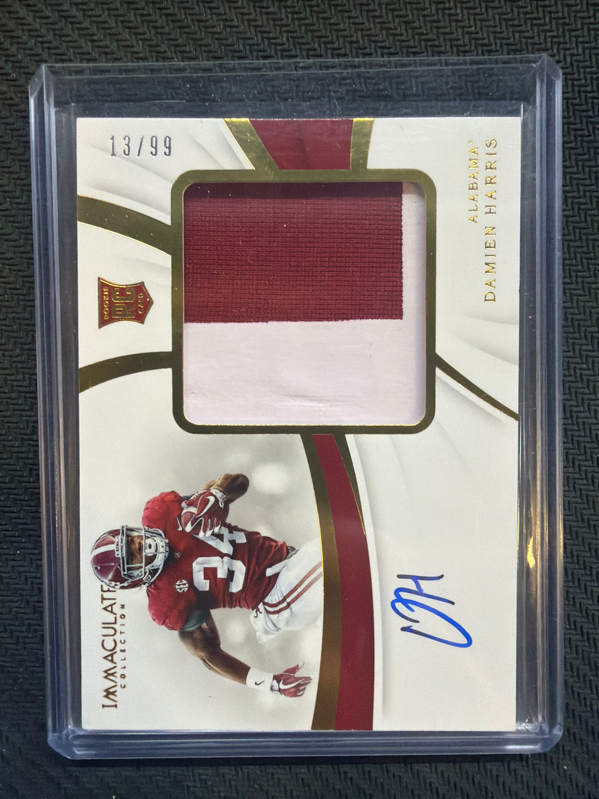 2019 Panini Immaculate Damien Harris RPA /99 Alabama