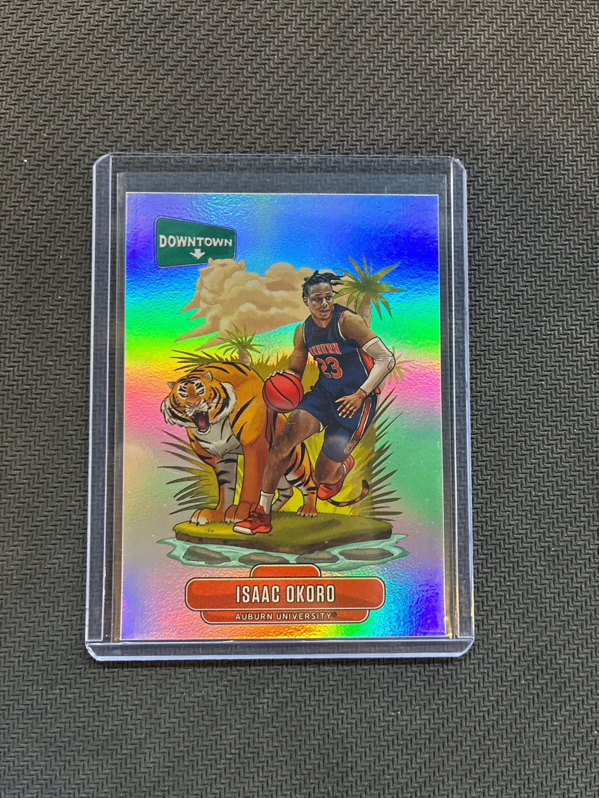 2020 Panini Collegiate Chronicles Isaac Okoro Downtown #D-15 Auburn