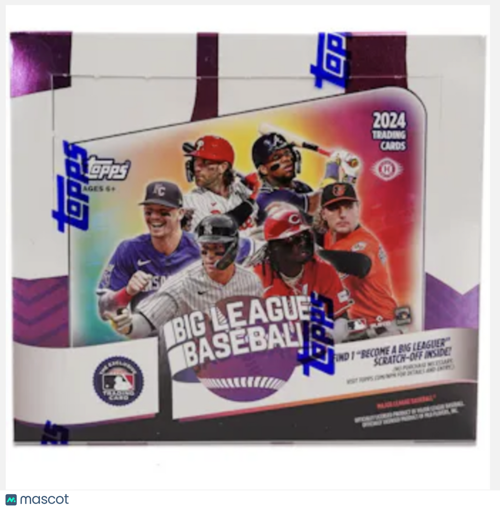 2024 Topps Big League Baseball Hobby Box