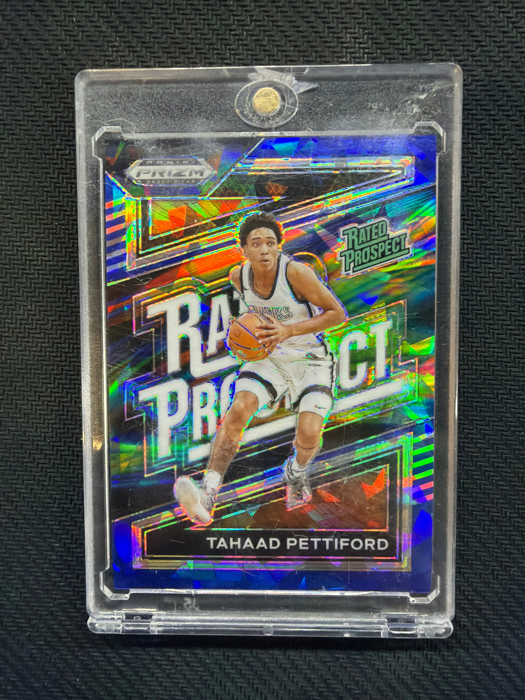 2024 Prizm Draft Picks Tahaad Pettiford Rookie Blue Ice /99 Auburn