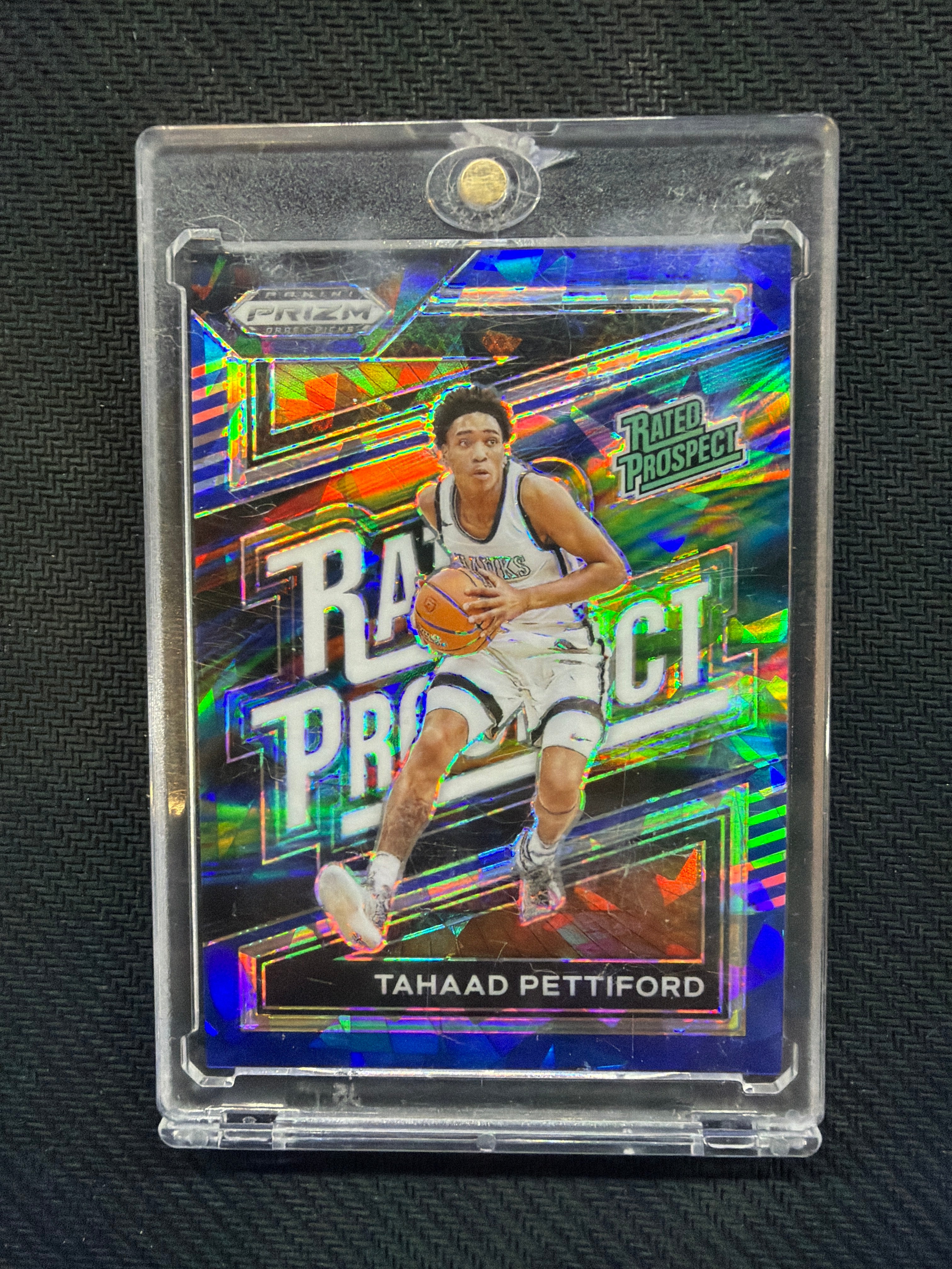 2024 Prizm Draft Picks Tahaad Pettiford Rookie Blue Ice /99 Auburn
