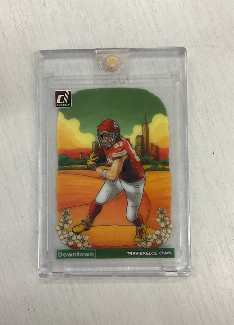2024 Donruss Clearly Travis Kelce Downtown!