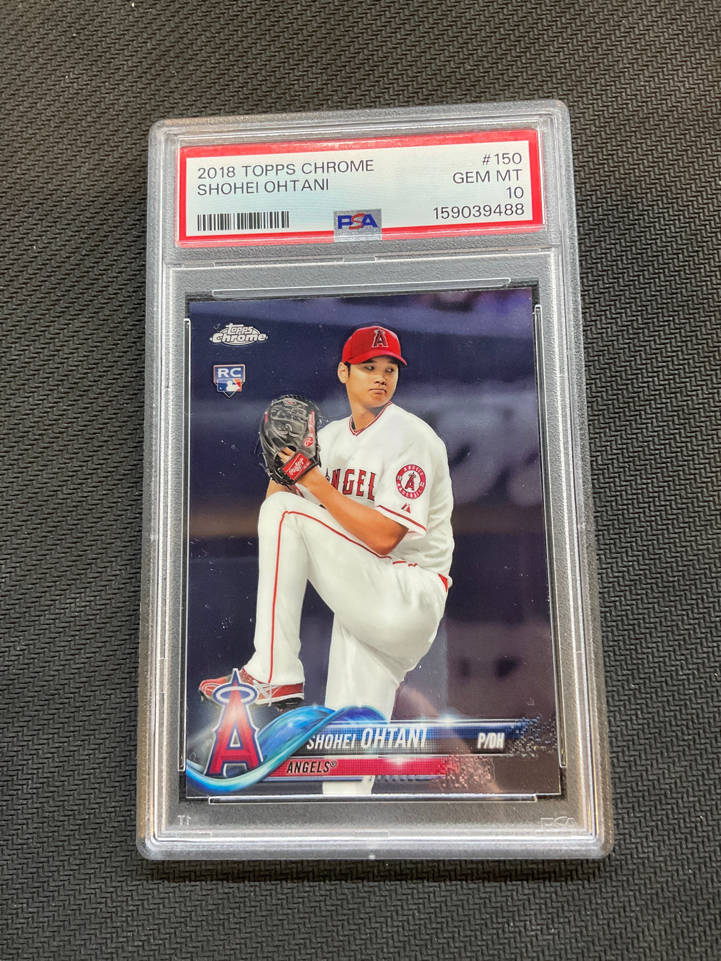 2018 Topps Chrome Shohei Ohtani #150 Rookie PSA 10 488
