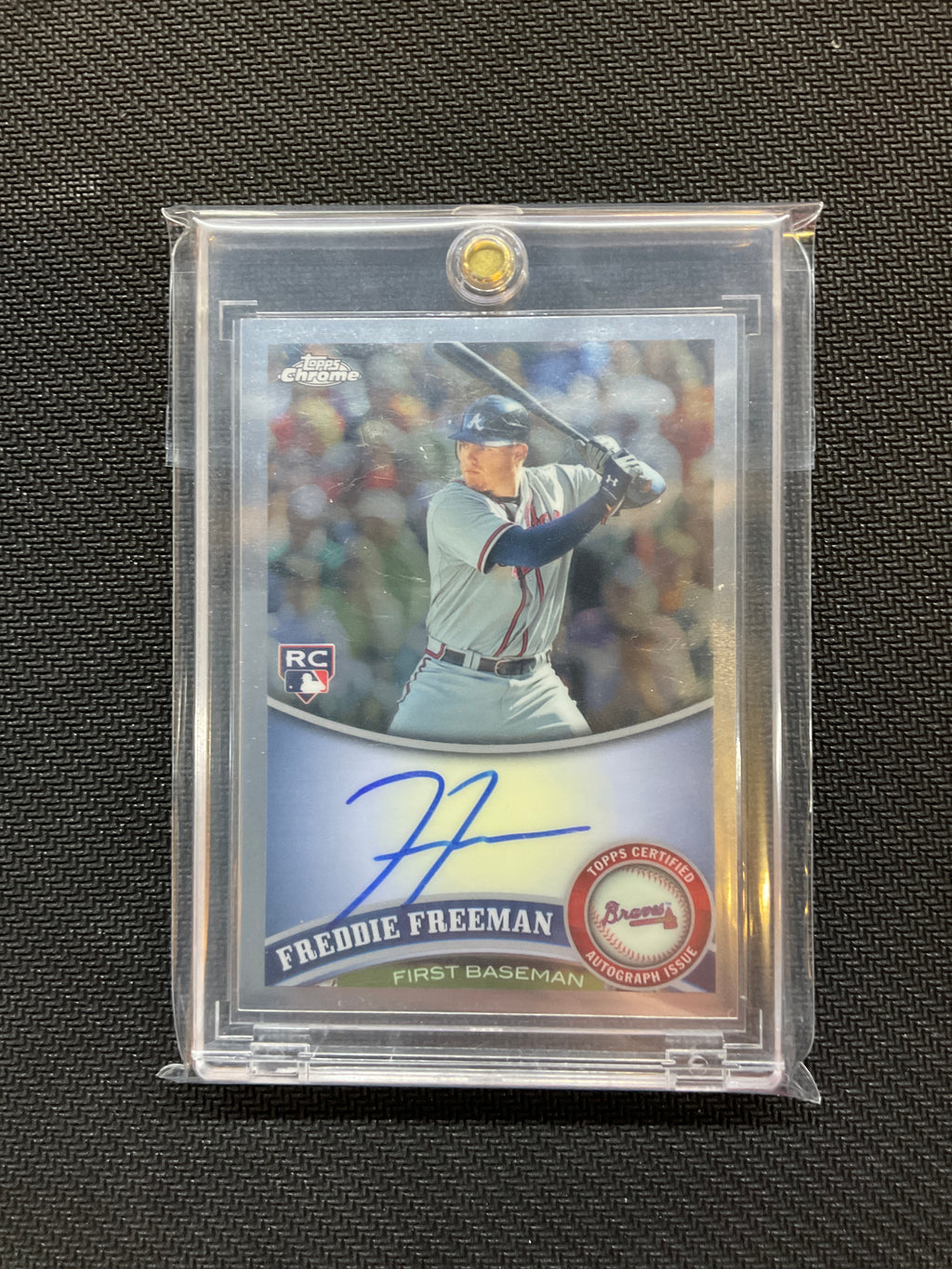 2011 Topps Chrome Freddie Freeman Rookie Auto Braves