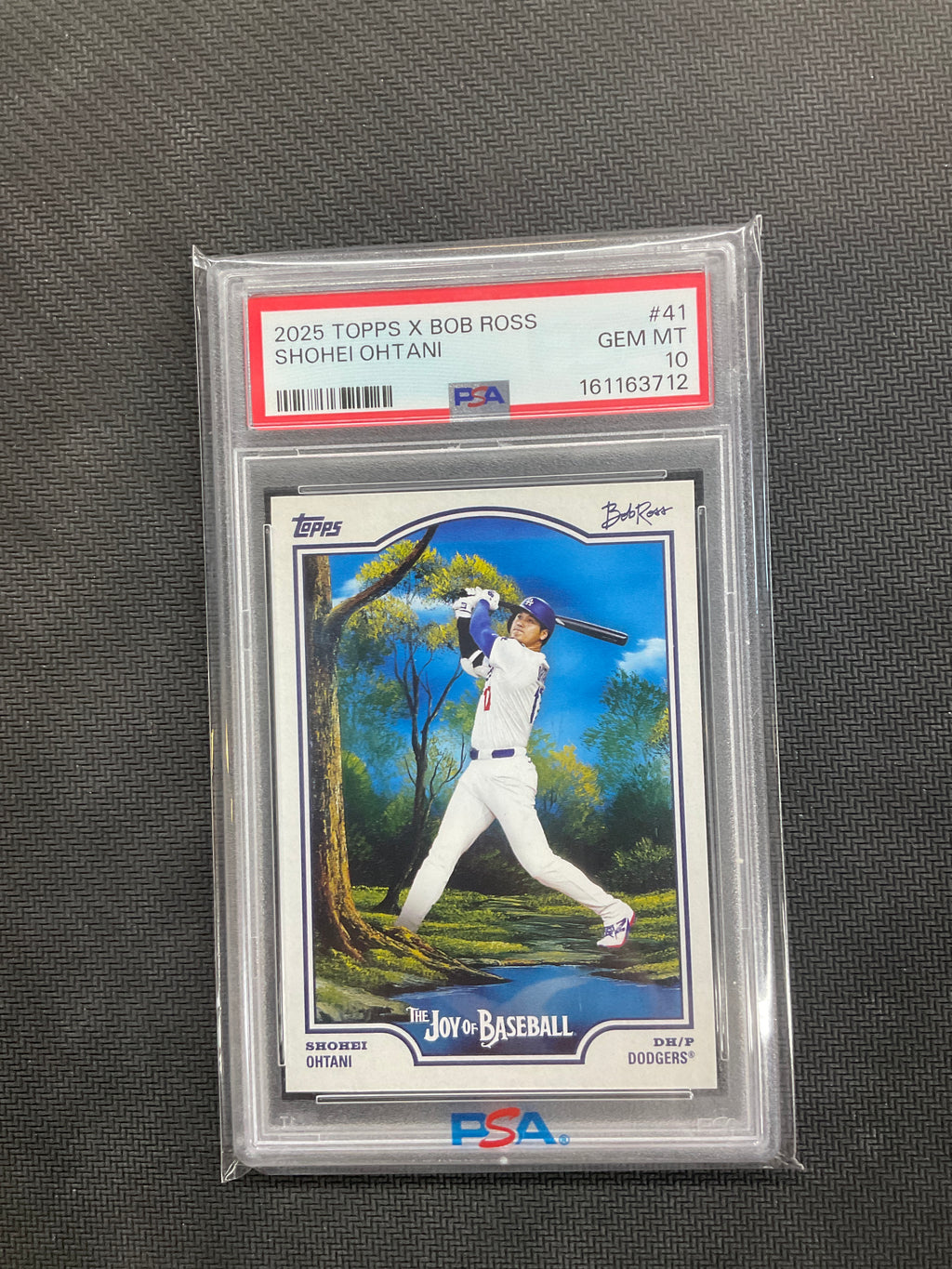 2025 Topps X Bob Ross Shohei Ohtani #41 PSA 10 Dodgers