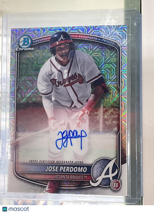 2025 Bowman Mega Box Jose Perdomo Auto Braves