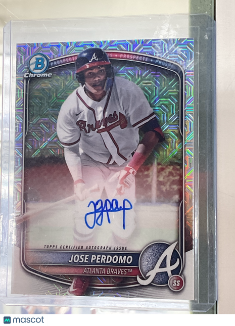 2025 Bowman Mega Box Jose Perdomo Auto Braves
