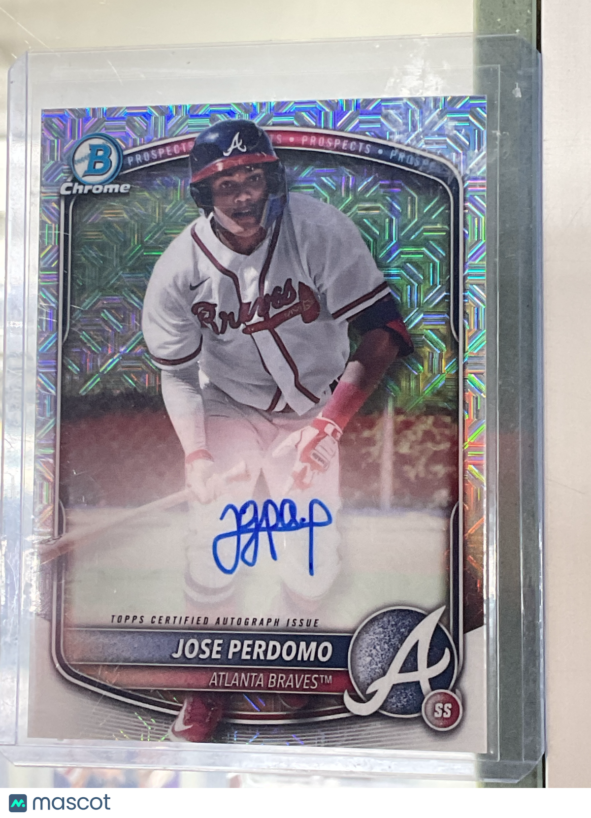 2025 Bowman Mega Box Jose Perdomo Auto Braves