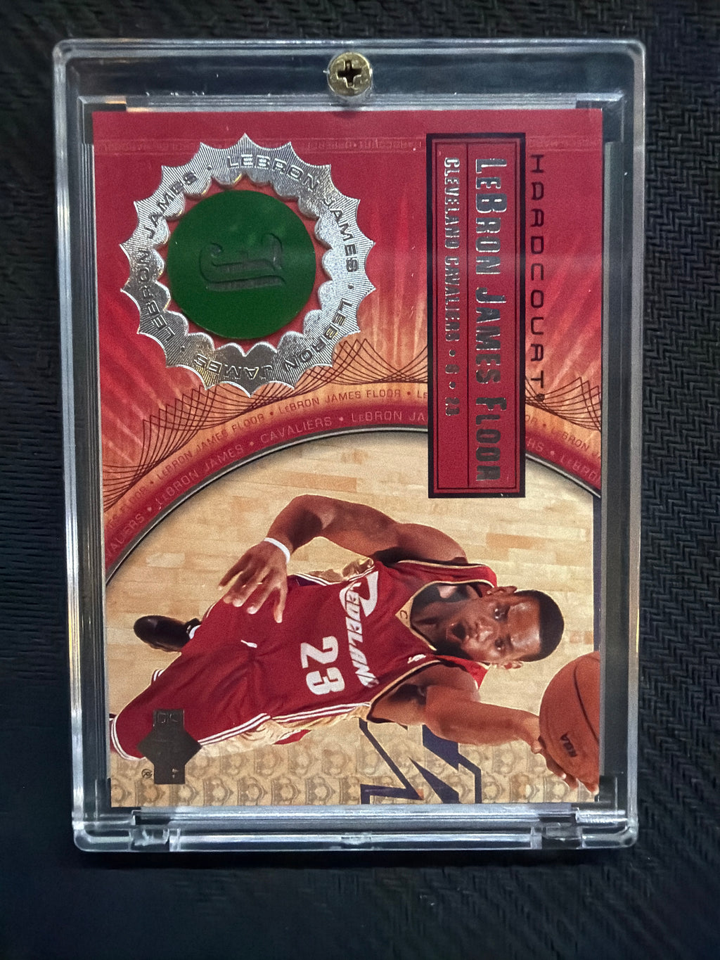 2003 Upper Deck Hardcourt Lebron James Floor Relic #LB7 Cavaliers
