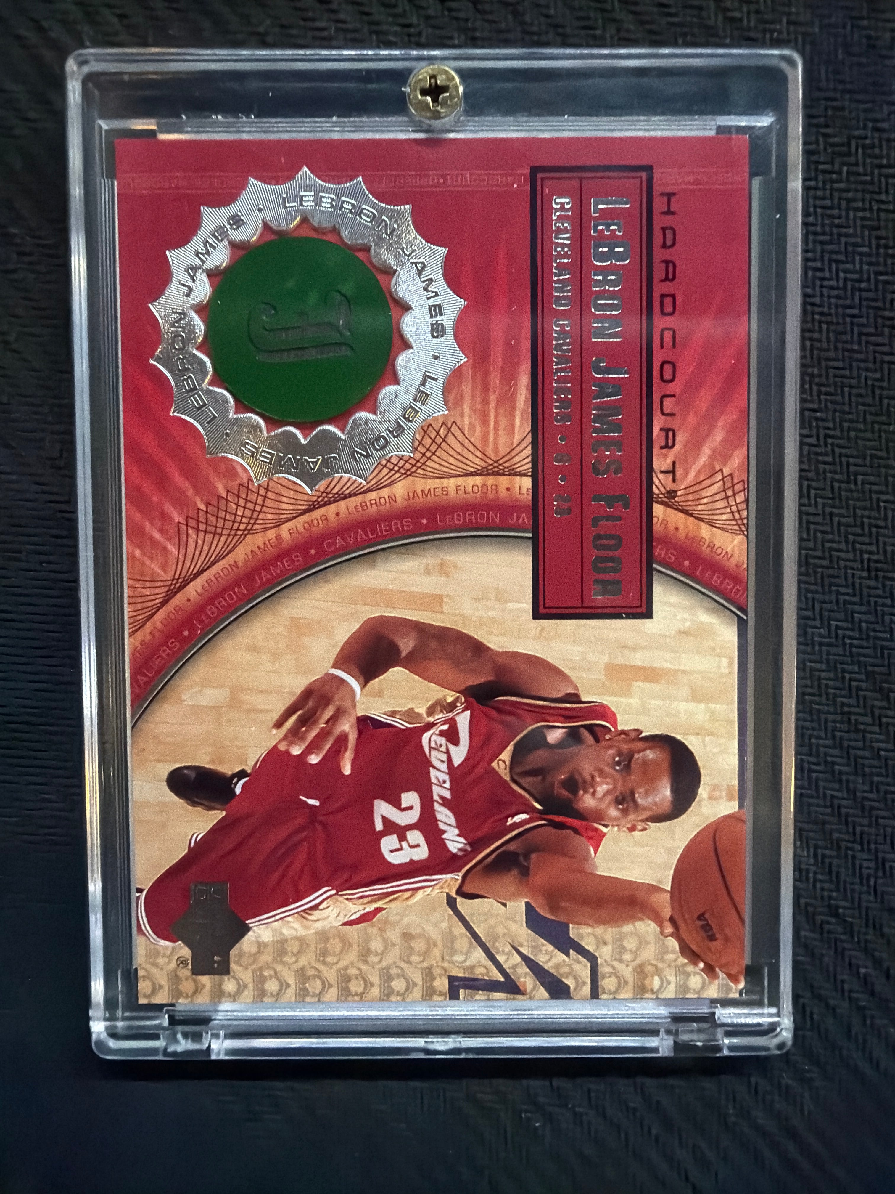 2003 Upper Deck Hardcourt Lebron James Floor Relic #LB7 Cavaliers