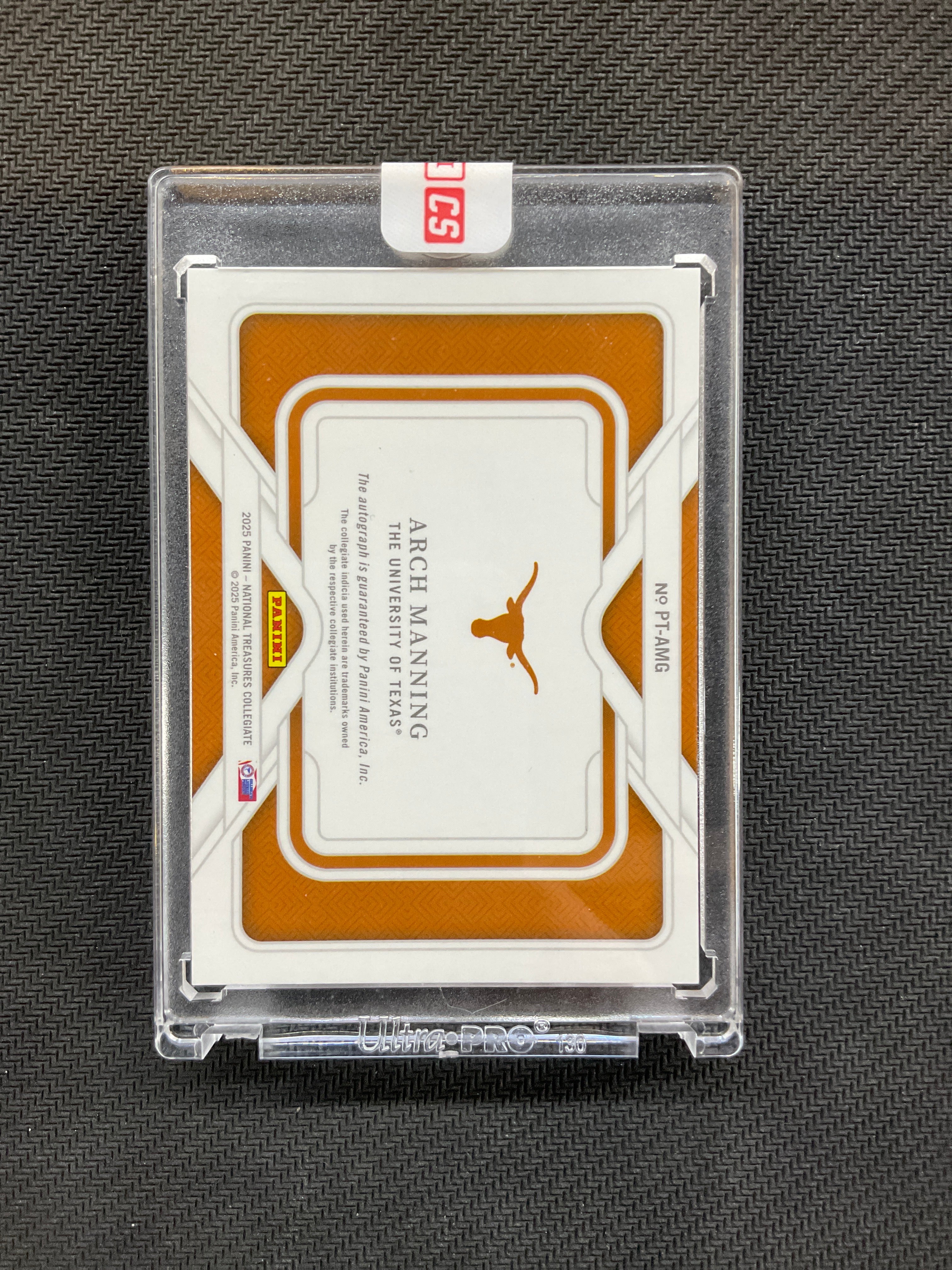 2025 National Treasures Collegiate Arch Manning Potential Auto /75 Texas
