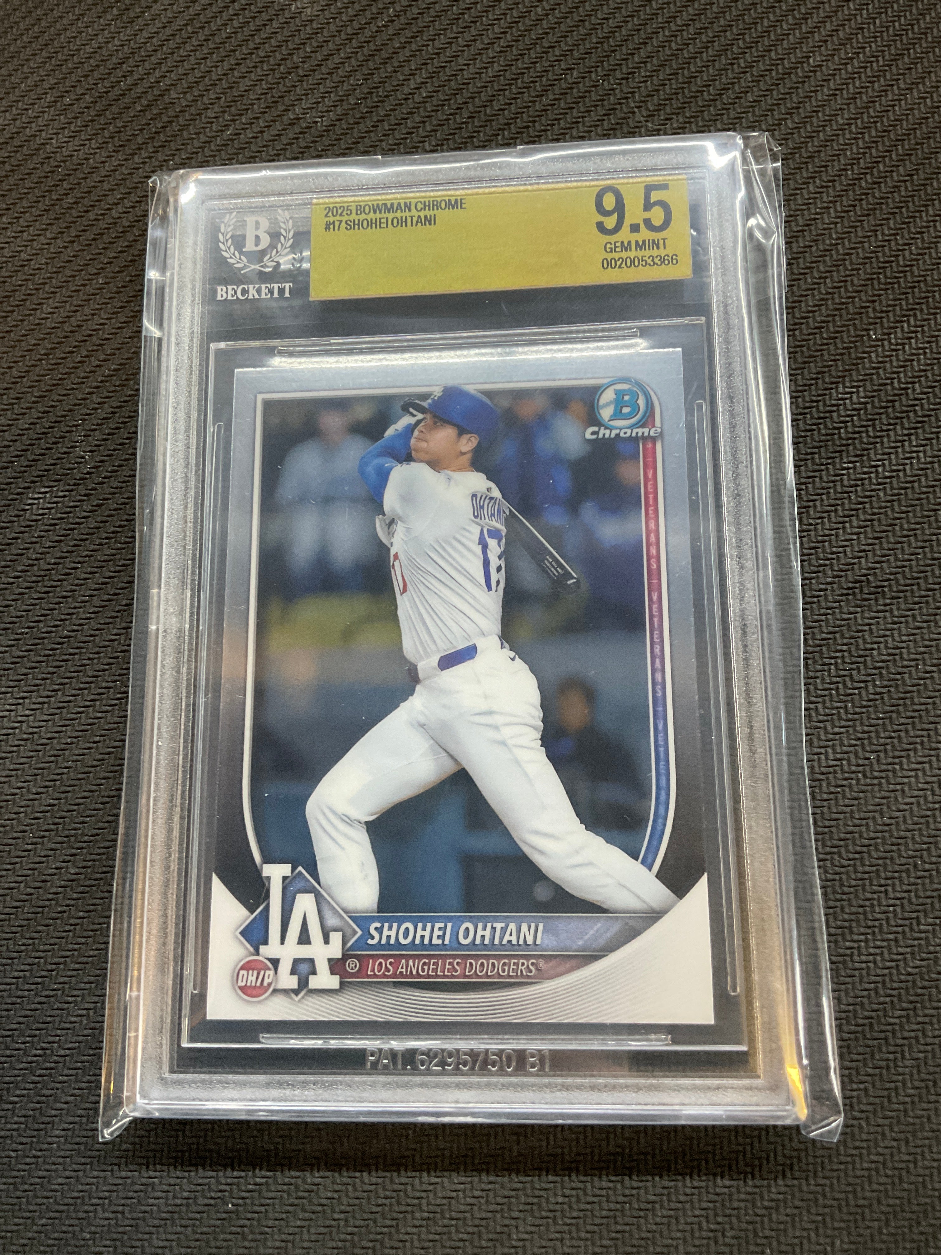 2025 Bowman Chrome Shohei Ohtani #17 BGS 9.5 Dodgers