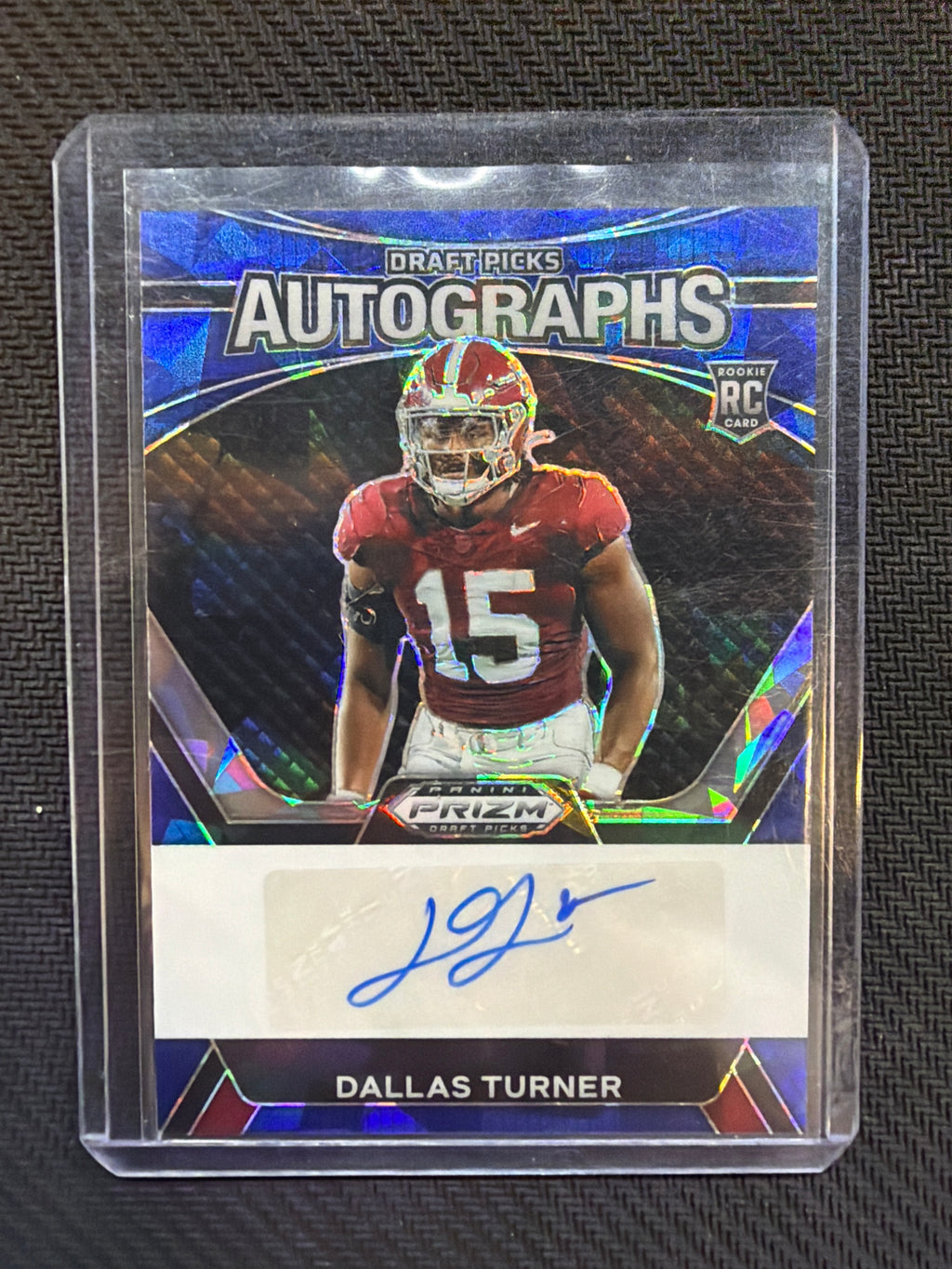 2024 Prizm Draft Picks Dallas Turner Auto /75 Alabama