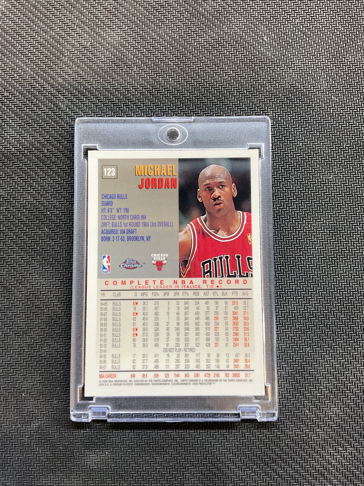 1997 Topps Chrome Michael Jordan Bulls