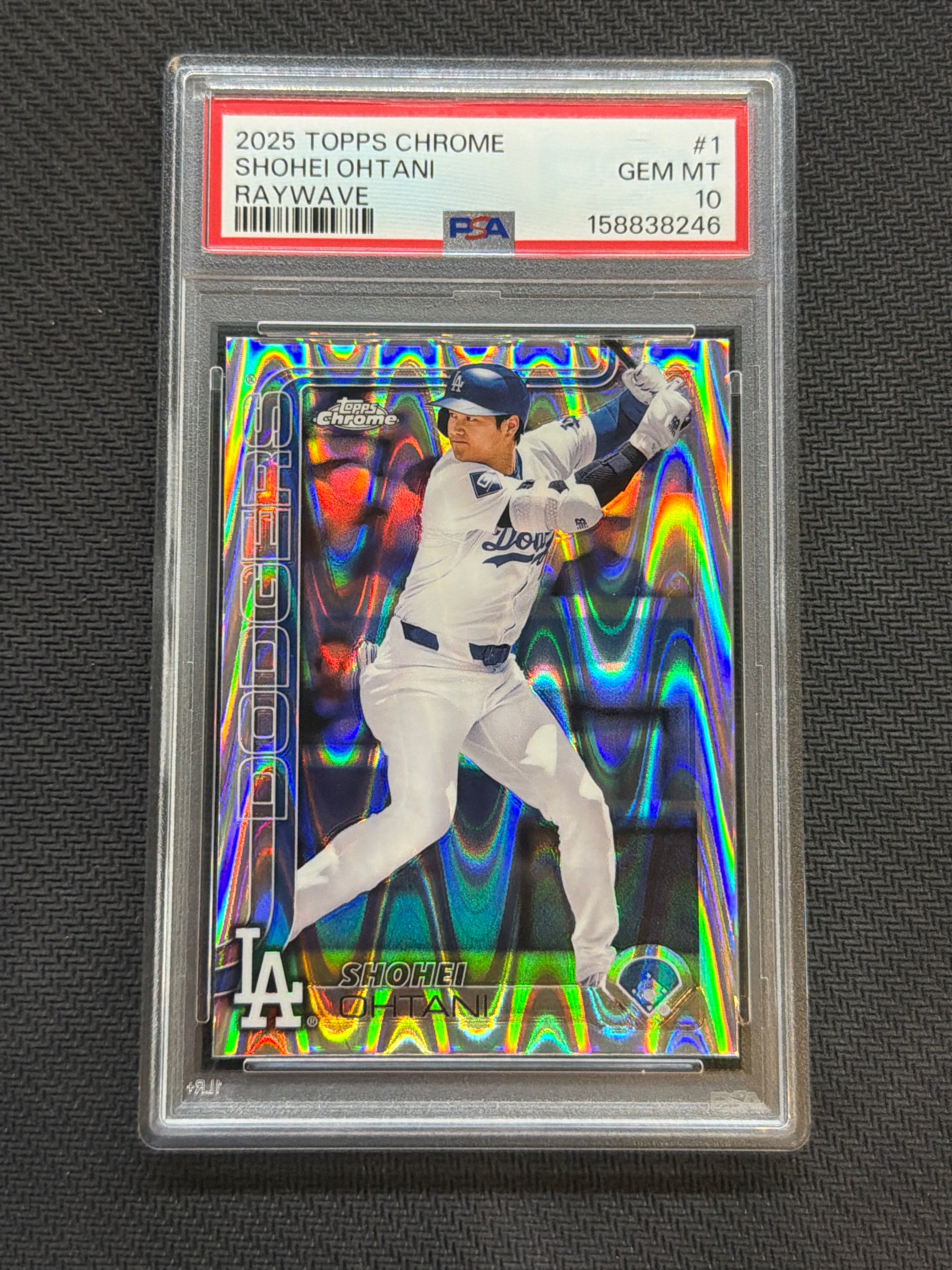 2025 Topps Chrome Shohei Ohtani #1 Raywave PSA 01 246