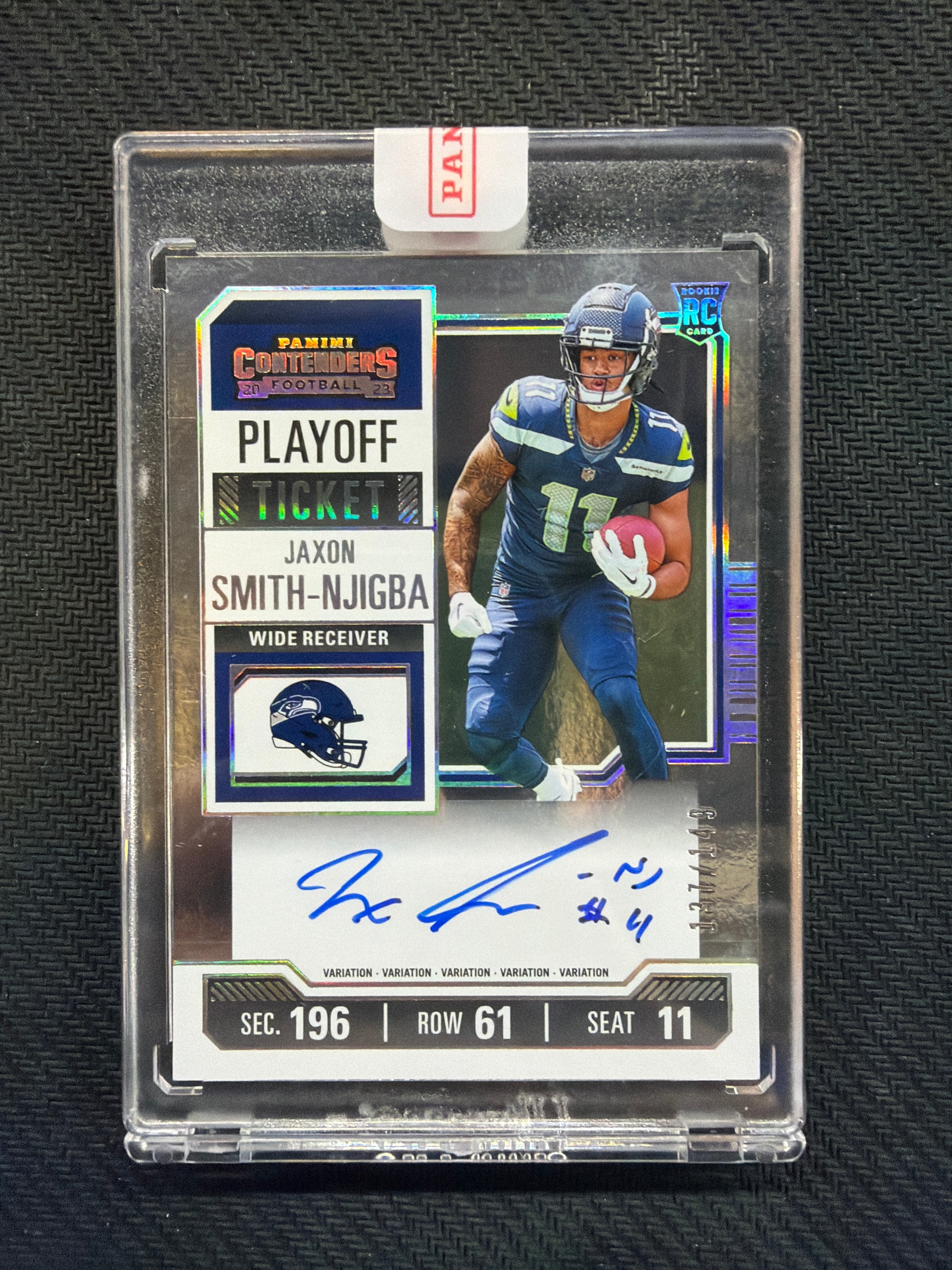2023 Panini Contenders Jaxon Smith-Njigba Rookie Auto 137/149 Seahawks