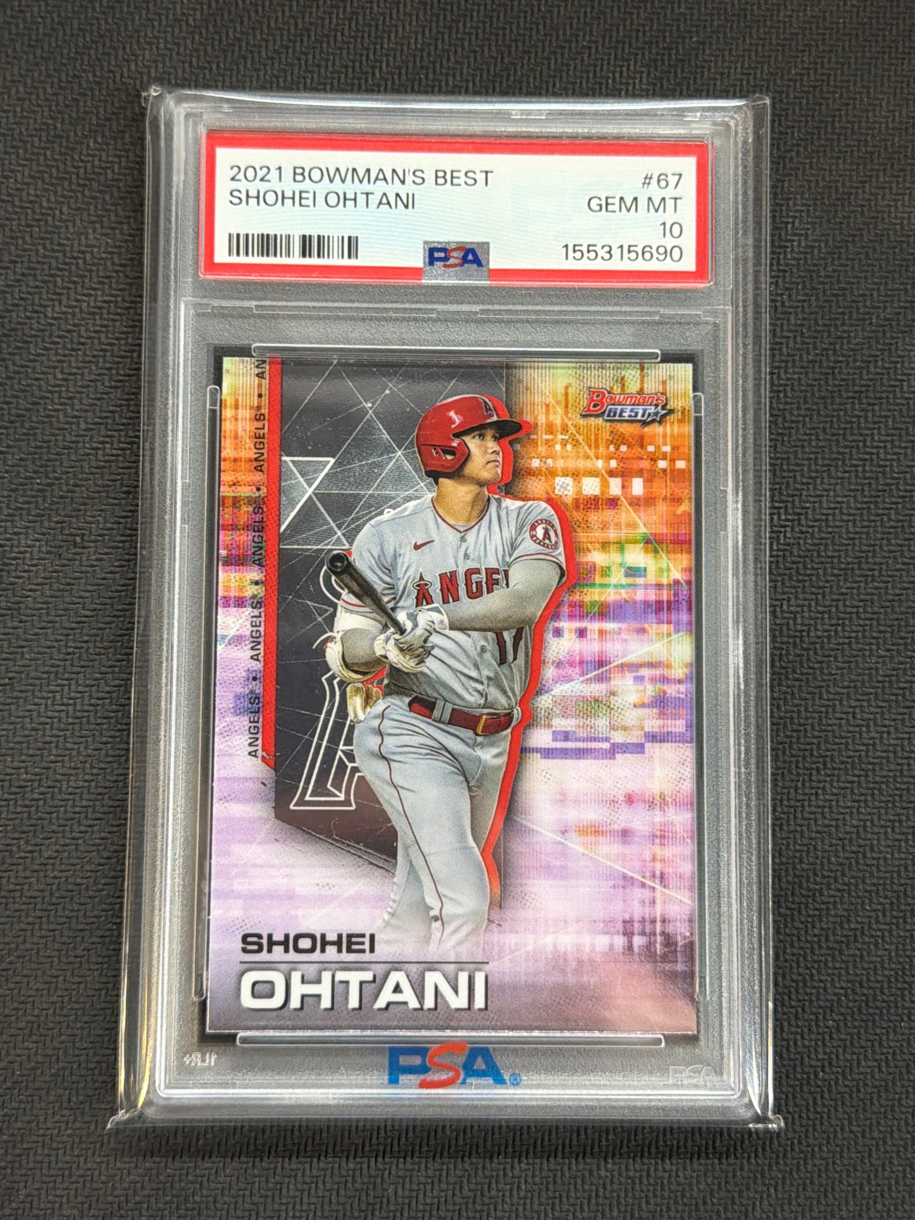 2021 Bowman's Best Shohei Ohtani #67 PSA 10 690
