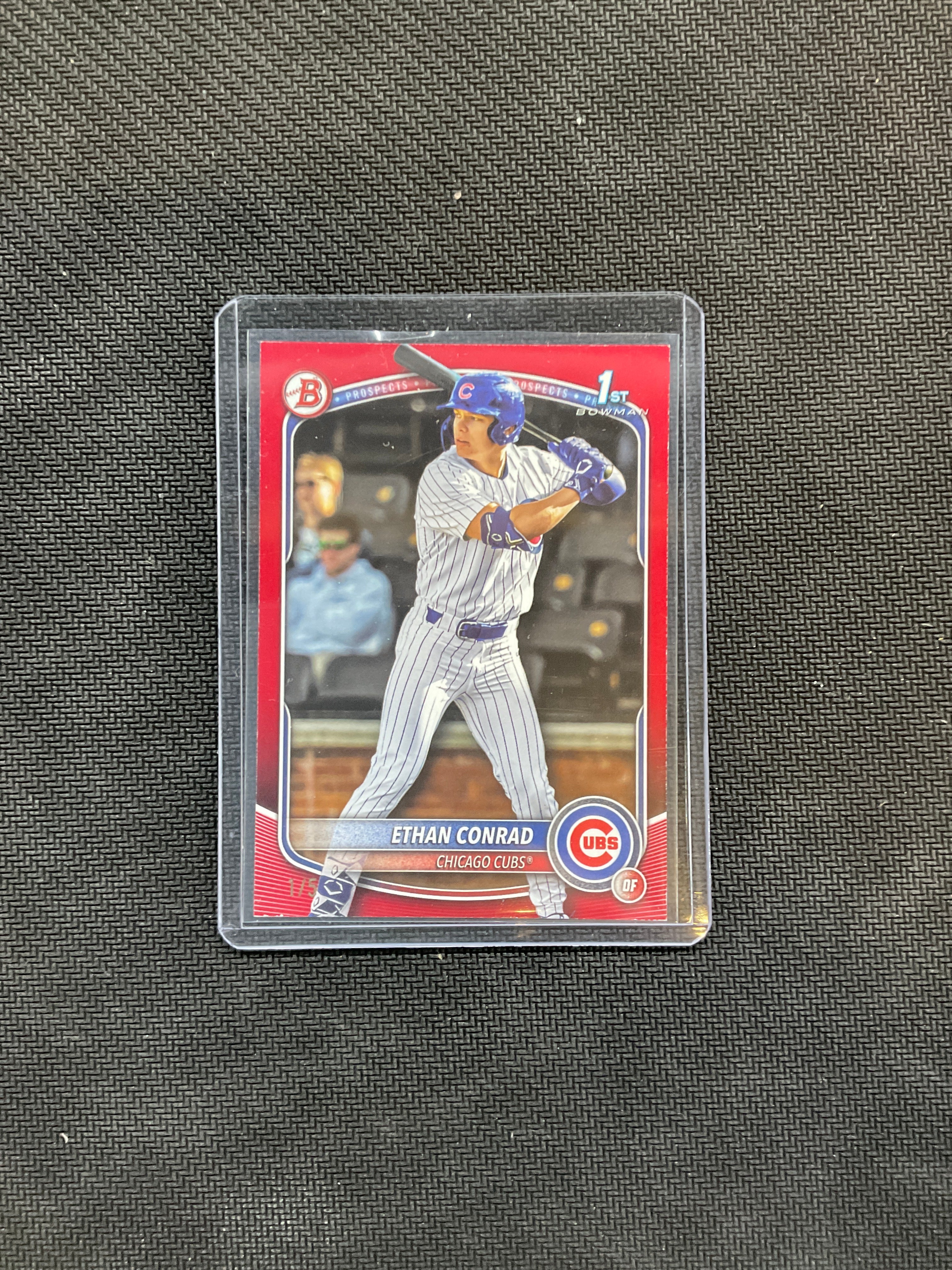 2025 Bowman Paper Ethan Conrad Red /5 Cubs