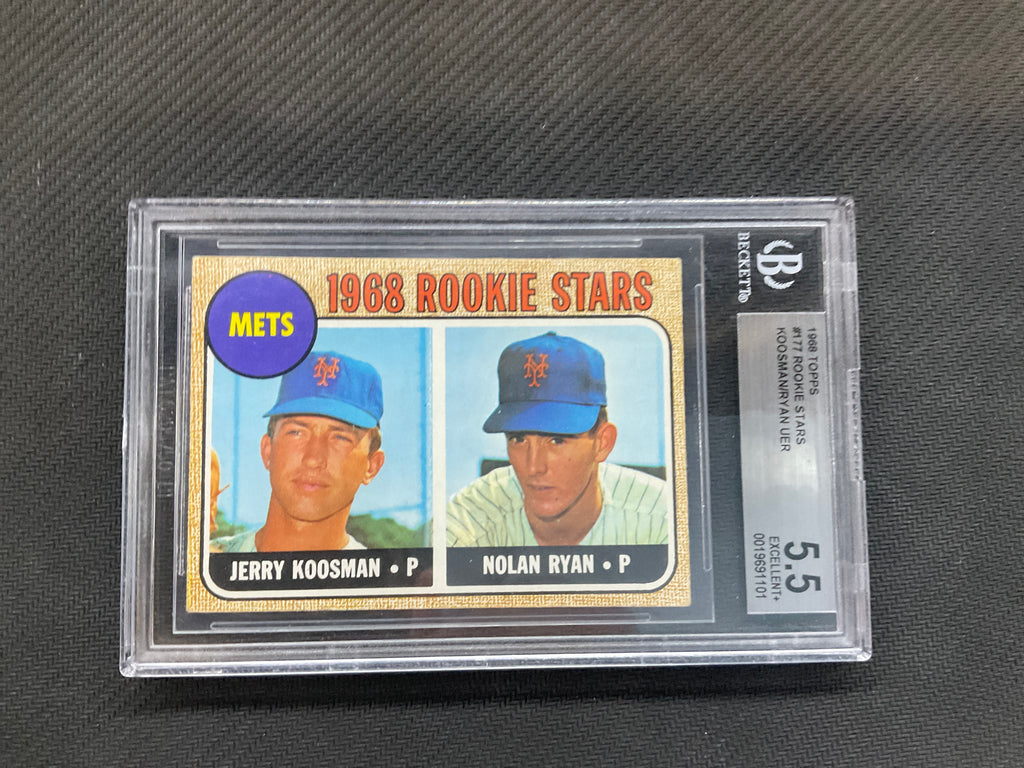 1968 Topps Nolan Ryan Rookie BGS 5.5 Stars