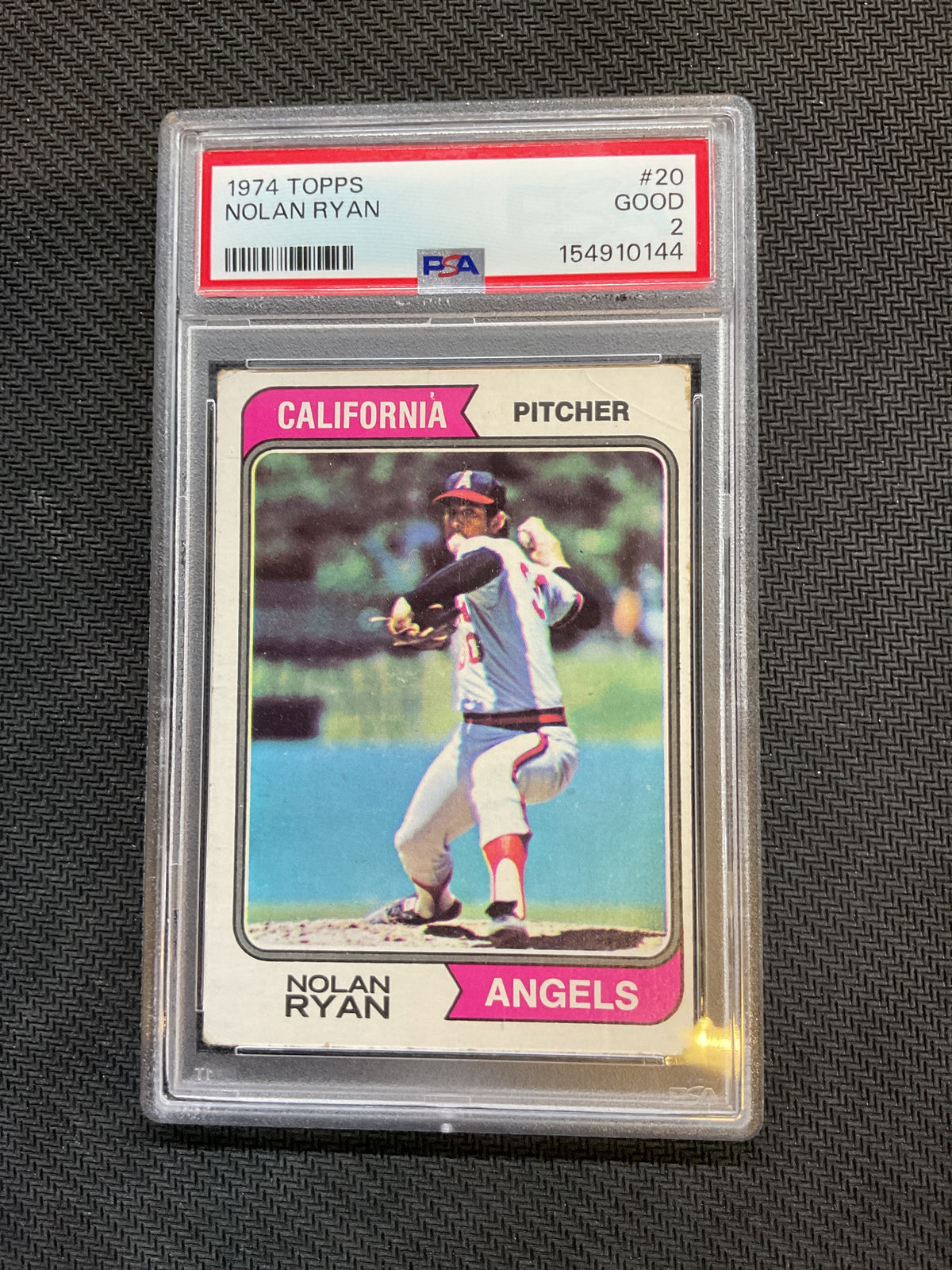 1974 Topps Nolan Ryan #20 PSA 2 144