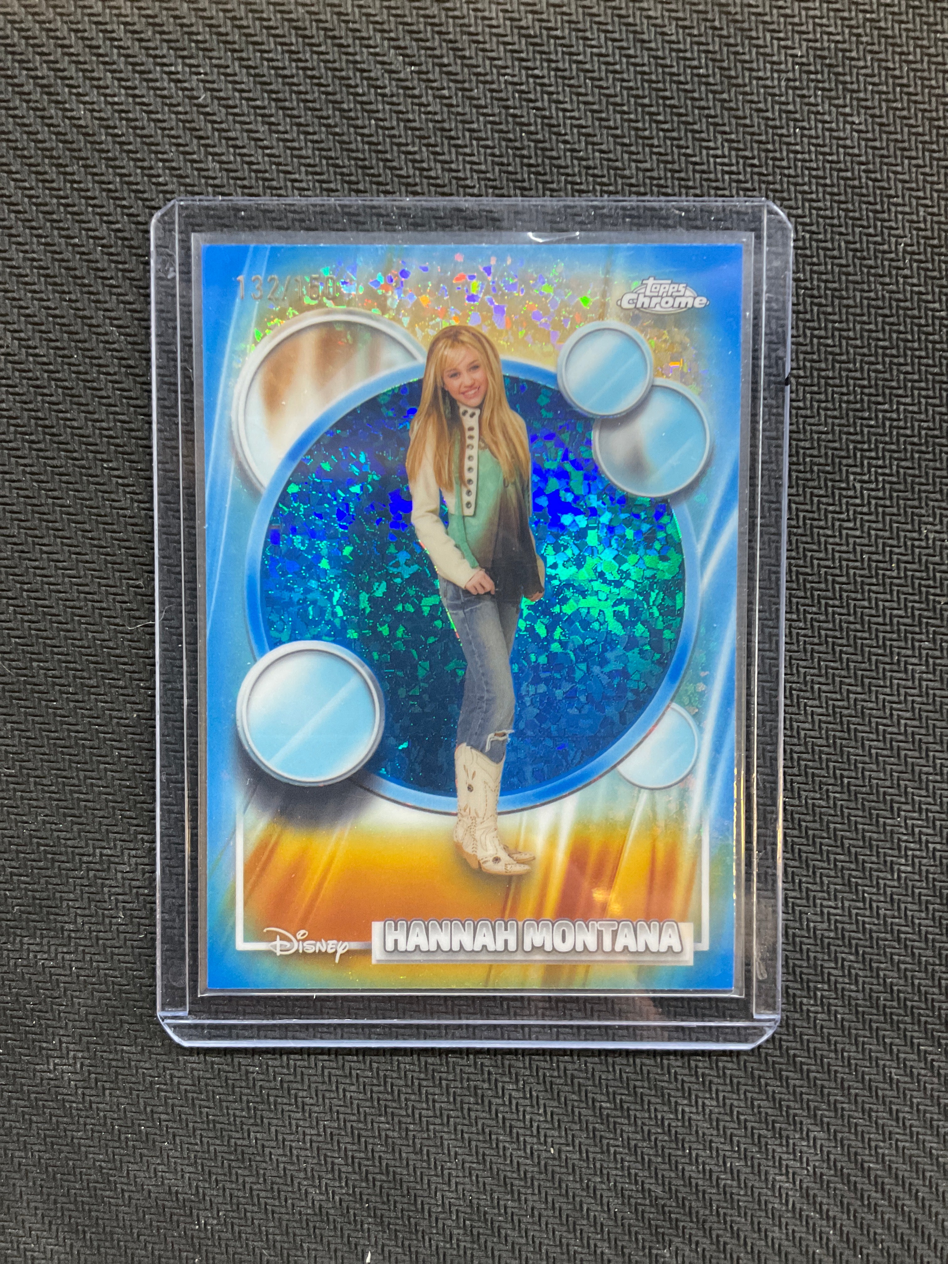 2026 Topps Chrome Disney Hannah Montana Blue /150