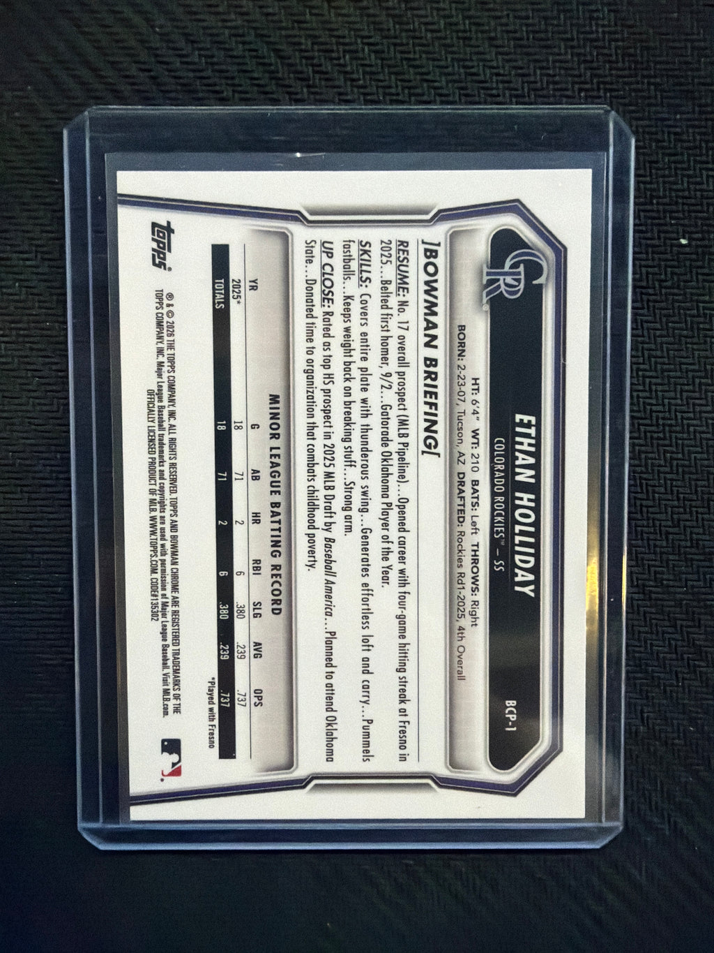 2025 Topps Chrome F1 Franco Colapinto Image Variation PSA 10