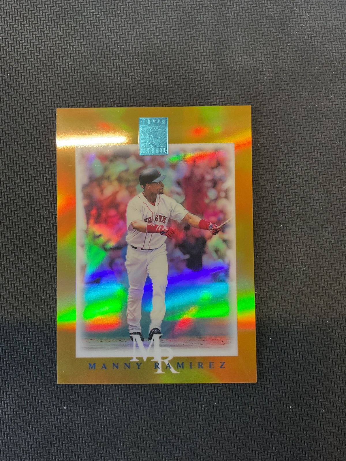 2003 Topps Tribute Contemporary #58 Manny Ramirez Gold #/25