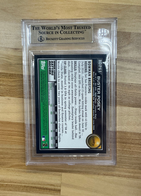 2010 Bowman Chrome Buster Posey Rookie BGS 9.5
