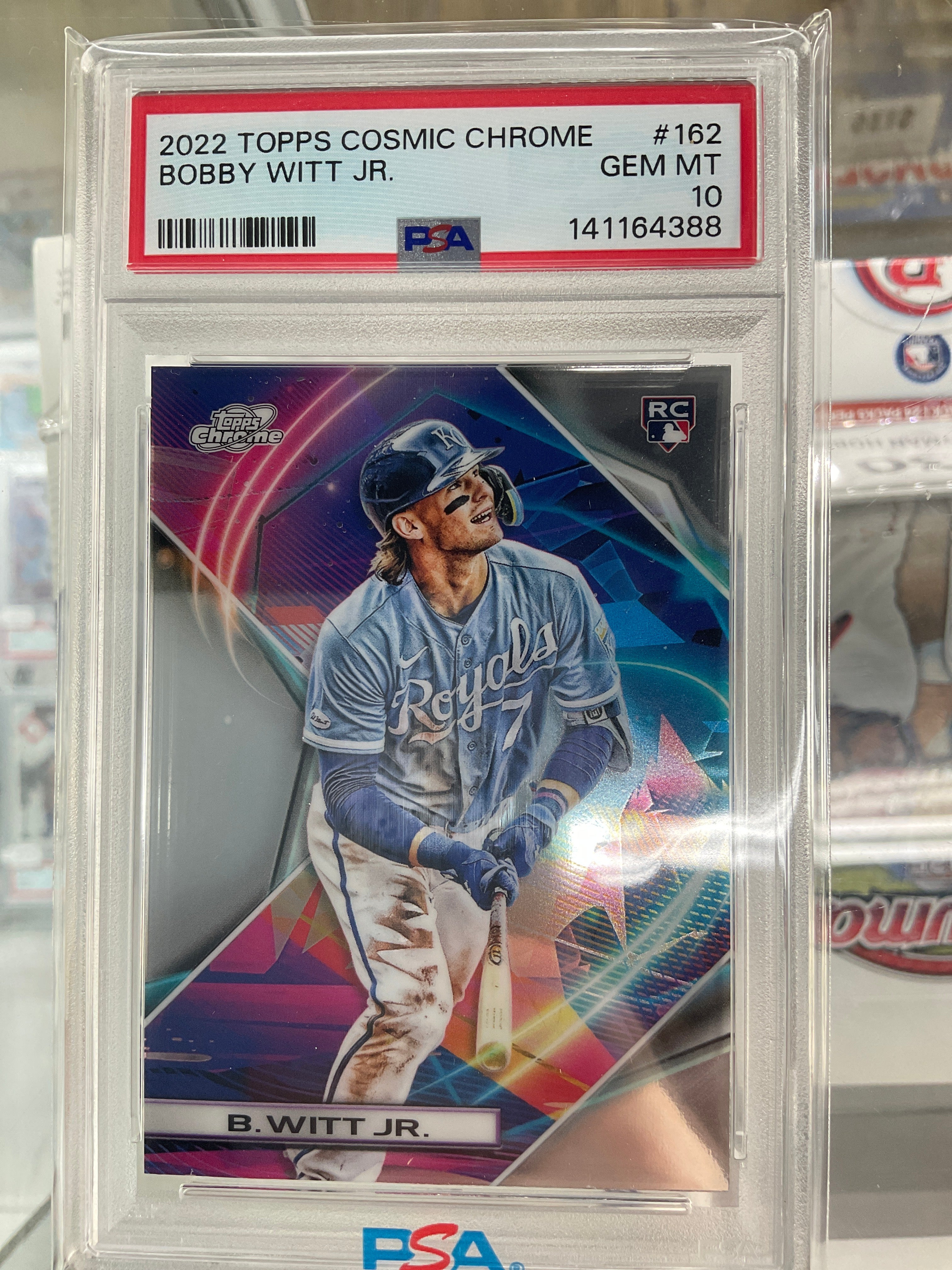 2022 Topps Chorme Cosmic Bobby Witt Jr. Rookie PSA 10