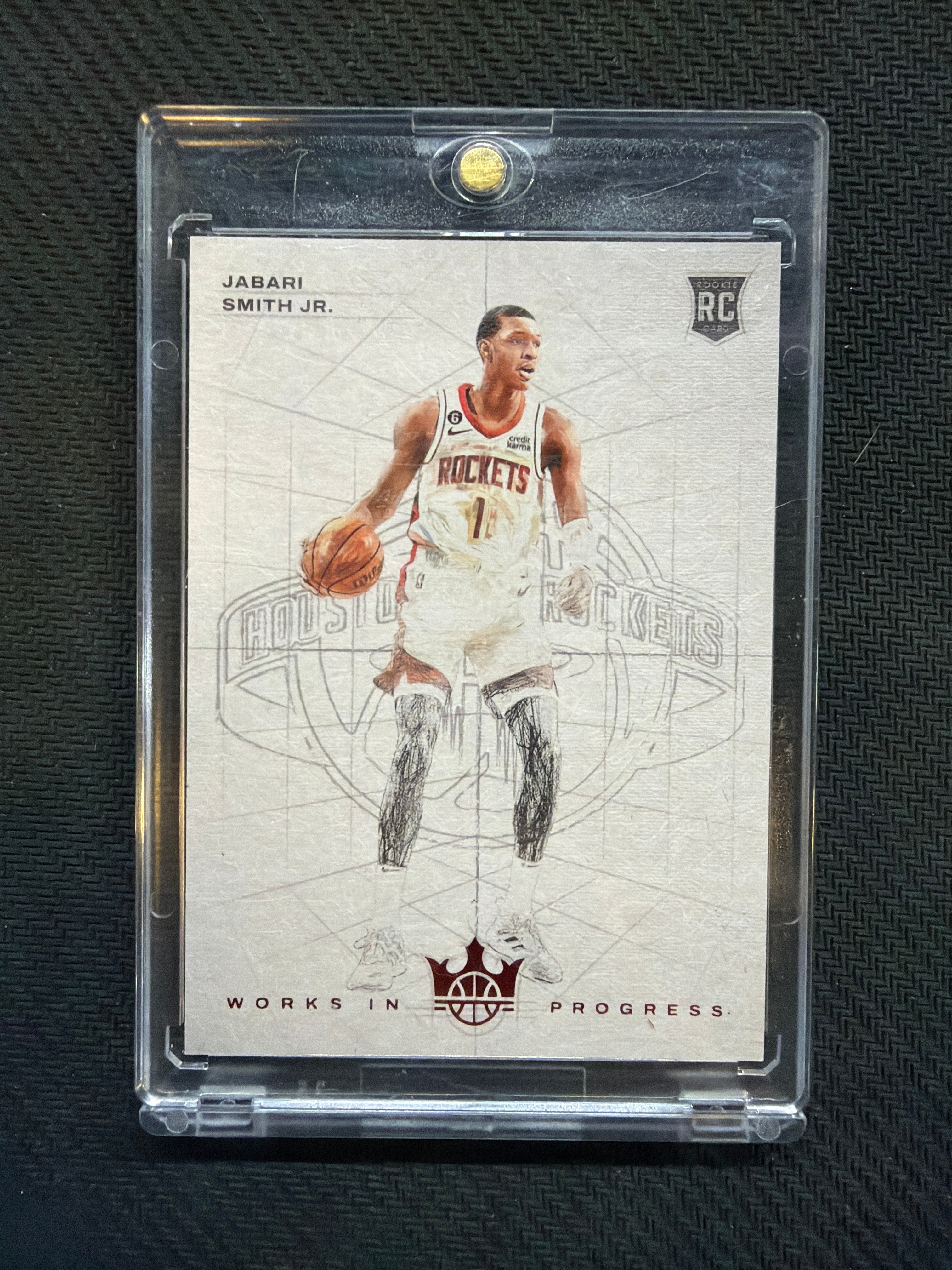 2022 Court Kings Jabari Smith Jr Works In Progress Rookie /149 Rockets