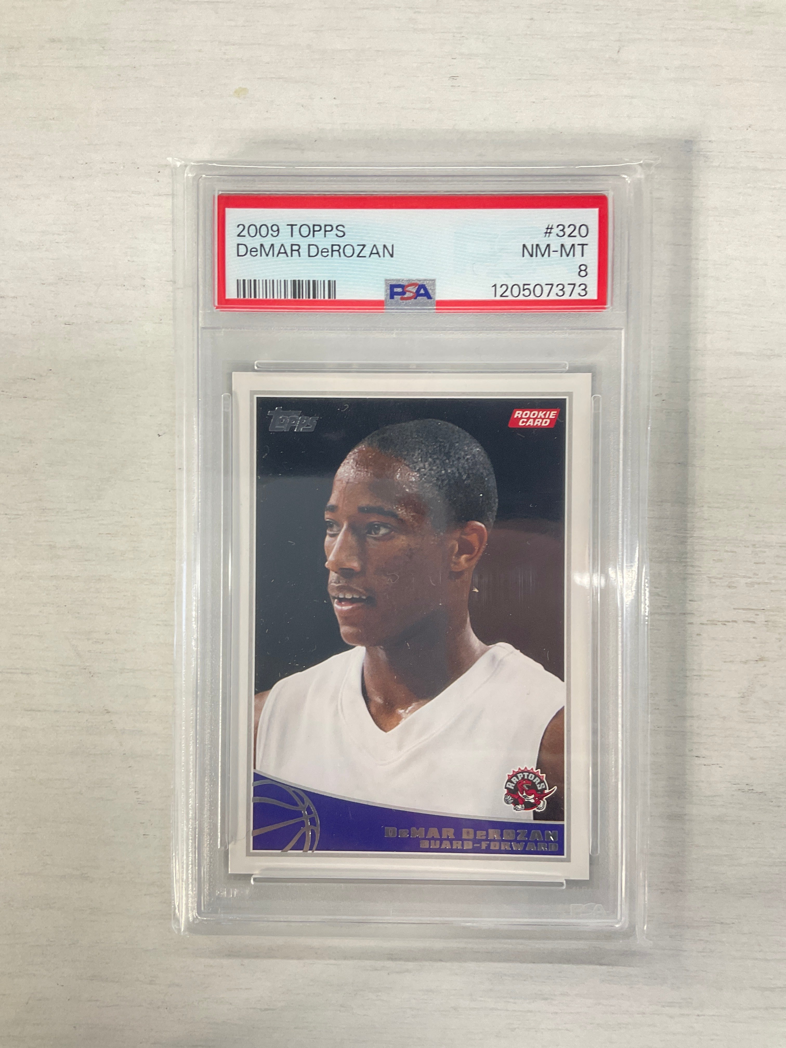 2009 Topps Demar Derozan Rookie PSA 8