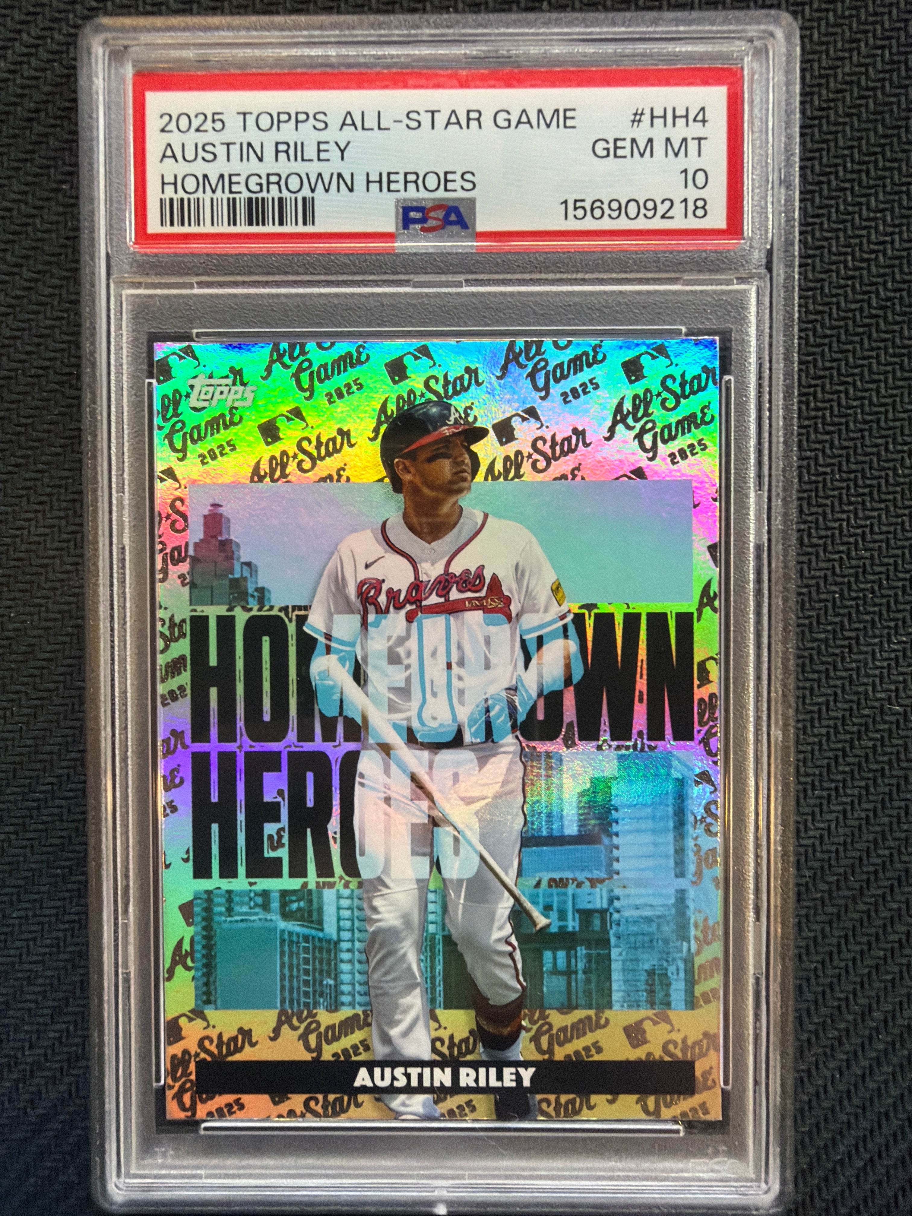 2025 Topps All Star Game Austin Riley Homegrown Heroes #HH4 PSA 10 Braves