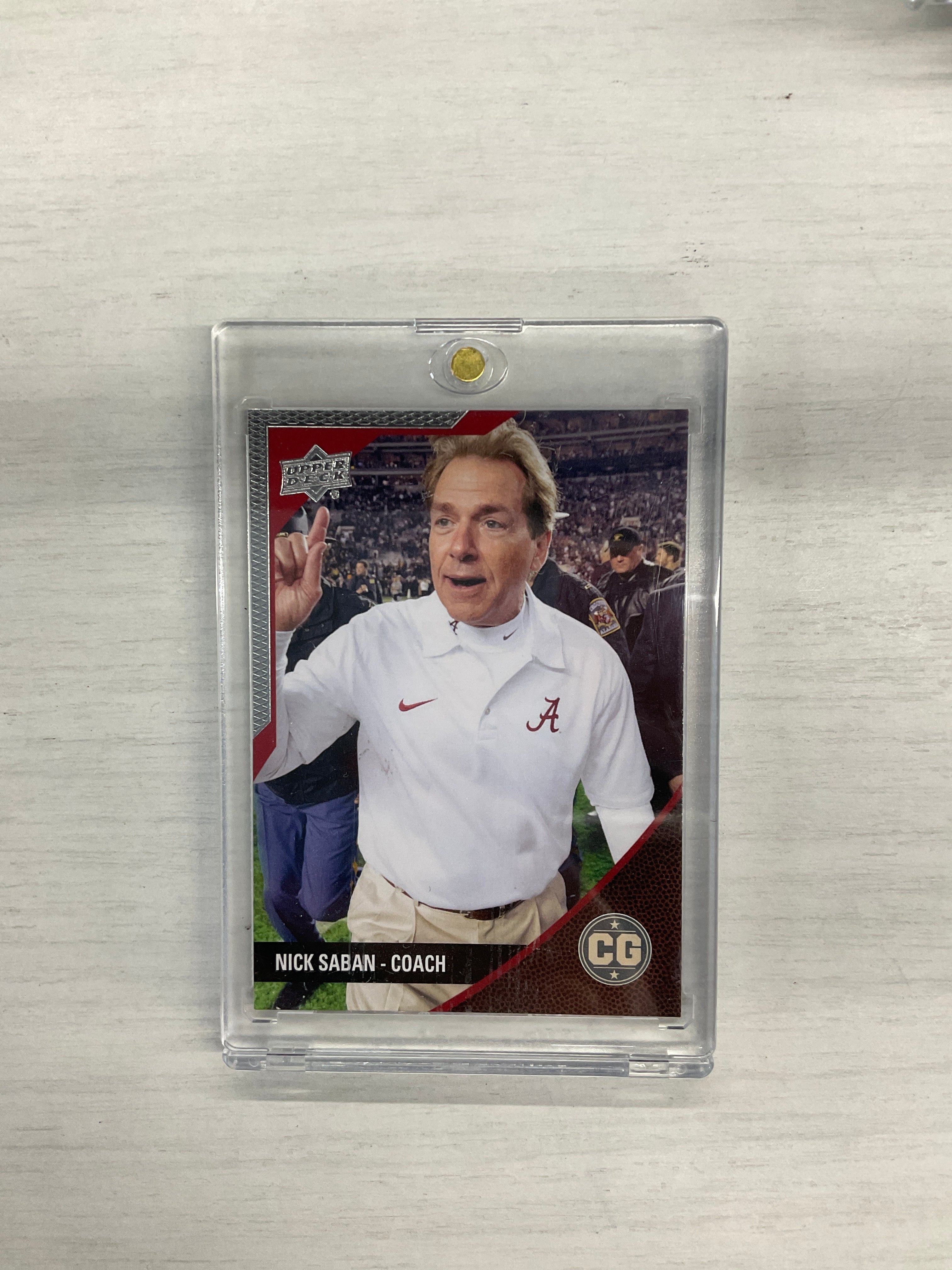 2014 Upper Deck Nick Saban Rookie Alabama