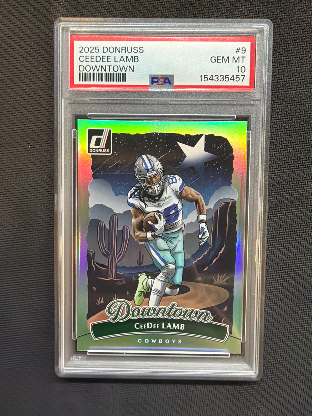 2025 Donruss CeeDee Lamb Downtown! PSA 10 #9 Cowboys 457