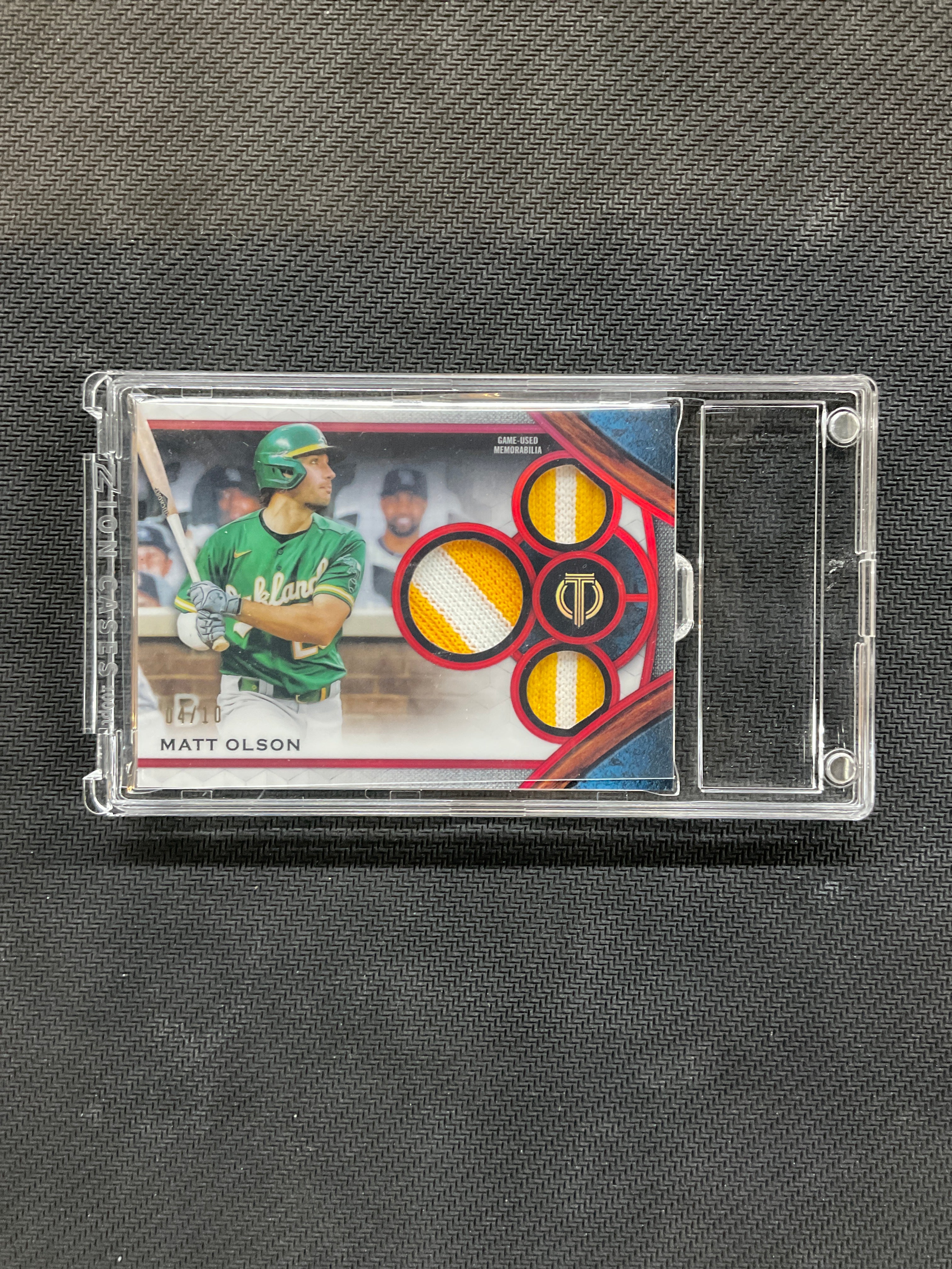 2021 Topps Tribute Matt Olson Patch /10 Braves