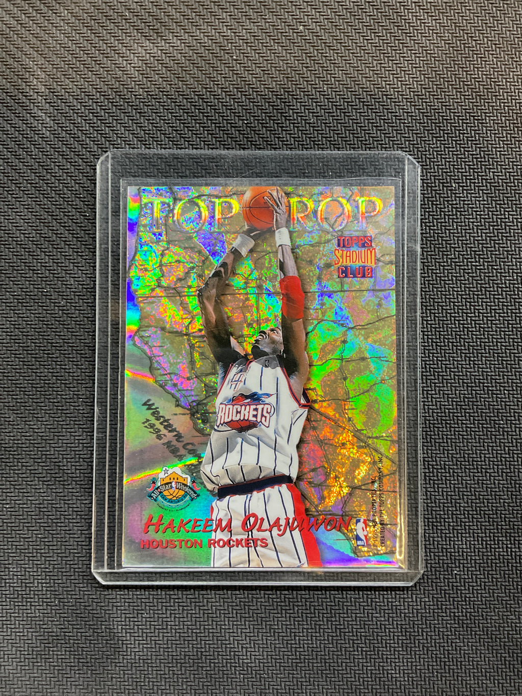 1996 Topps Stadium Club Shaquille O'Neal / Hakeem Olajuwon Top Crop #TC-1