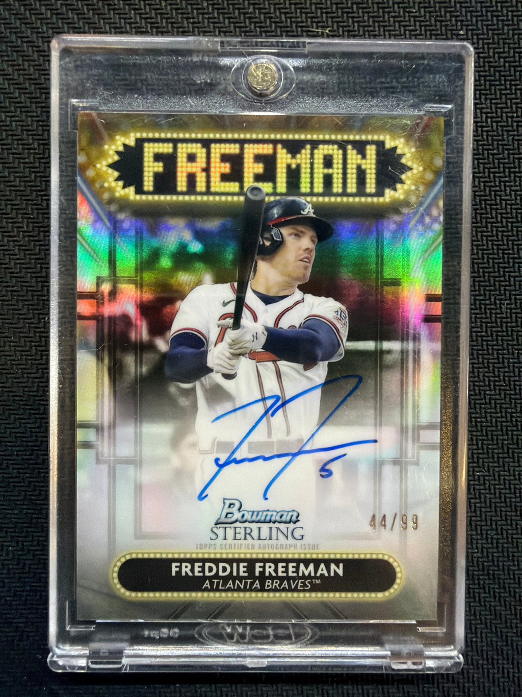 2022 Bowman Sterling Freddie Freeman Auto /99 Braves