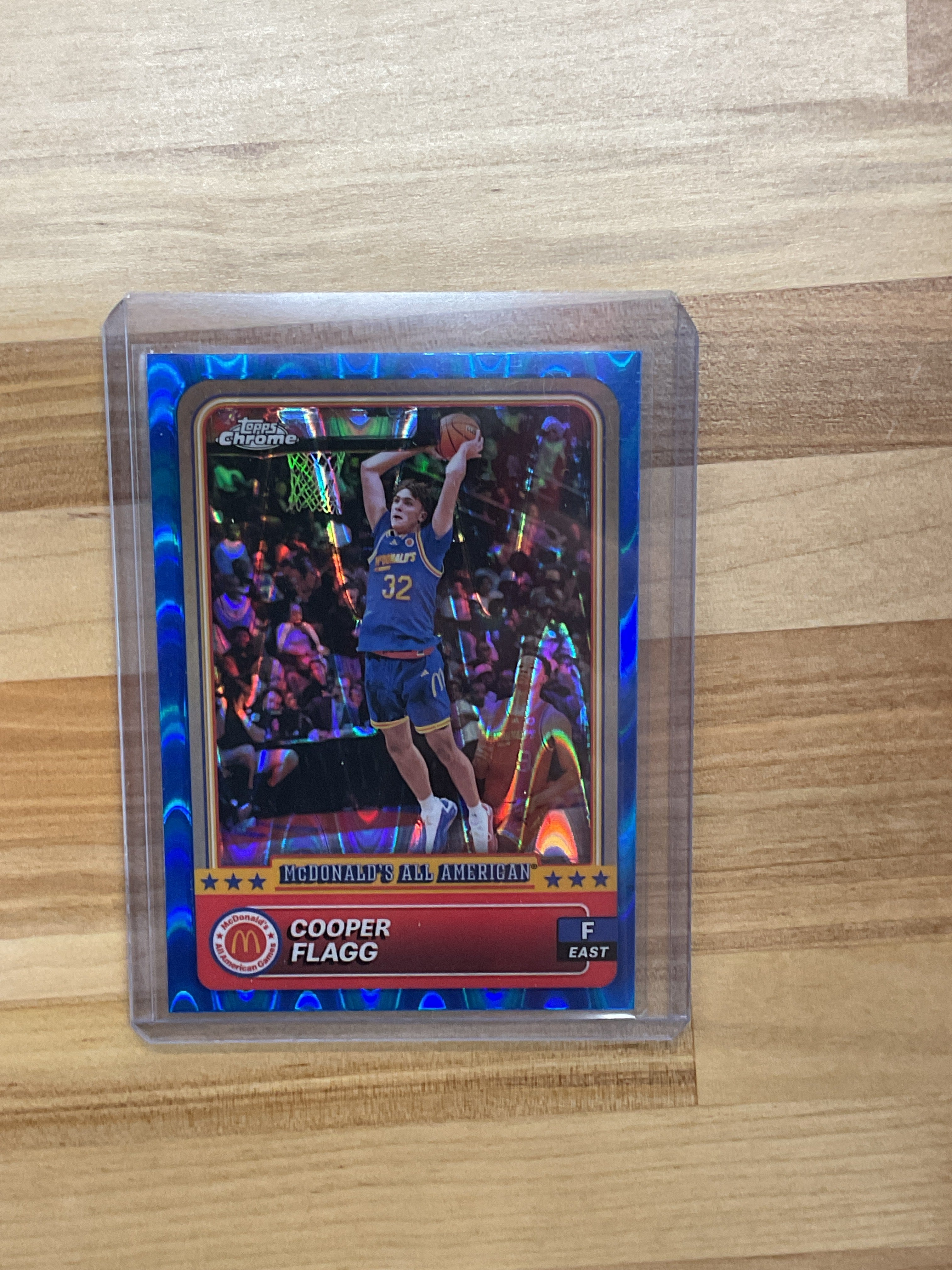 2024 Topps Chrome Mcdonald's Cooper Flagg Blue Wave