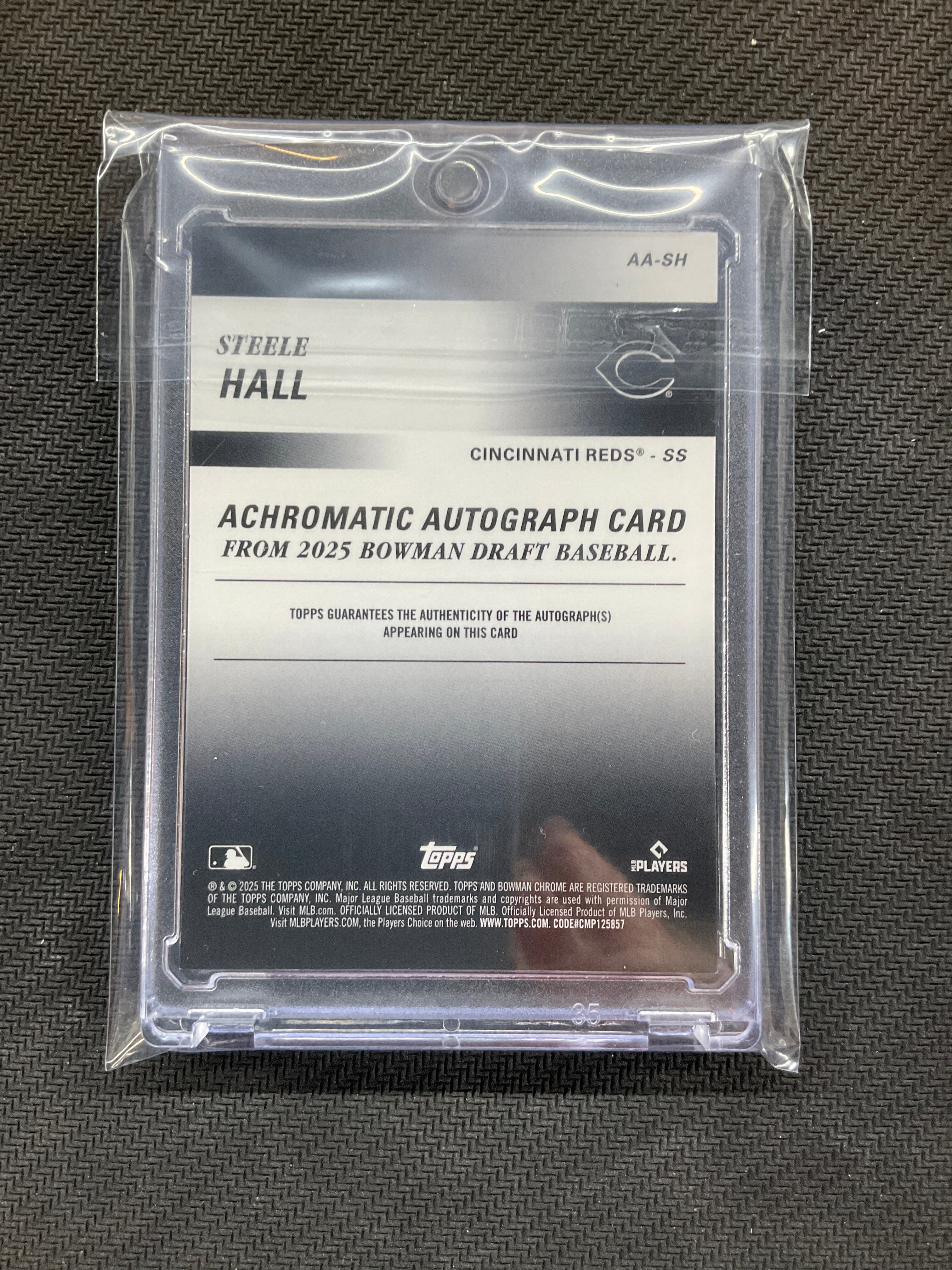 2025 Bowman Draft Steele Hall Rookie Auto
