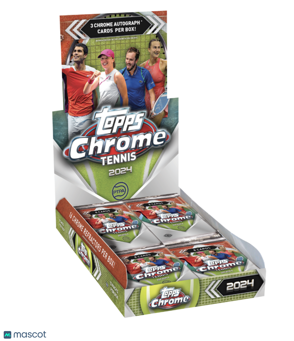 2024 Topps Chrome Tennis Hobby Box