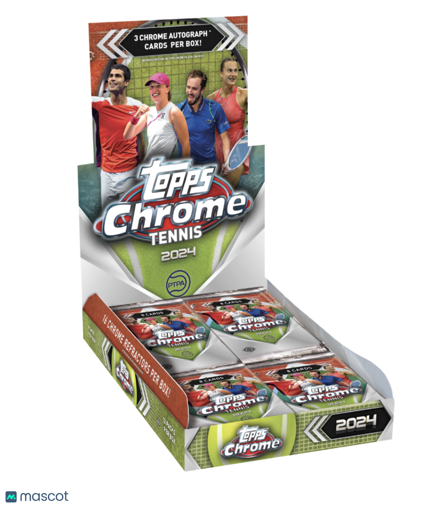2024 Topps Chrome Tennis Hobby Box