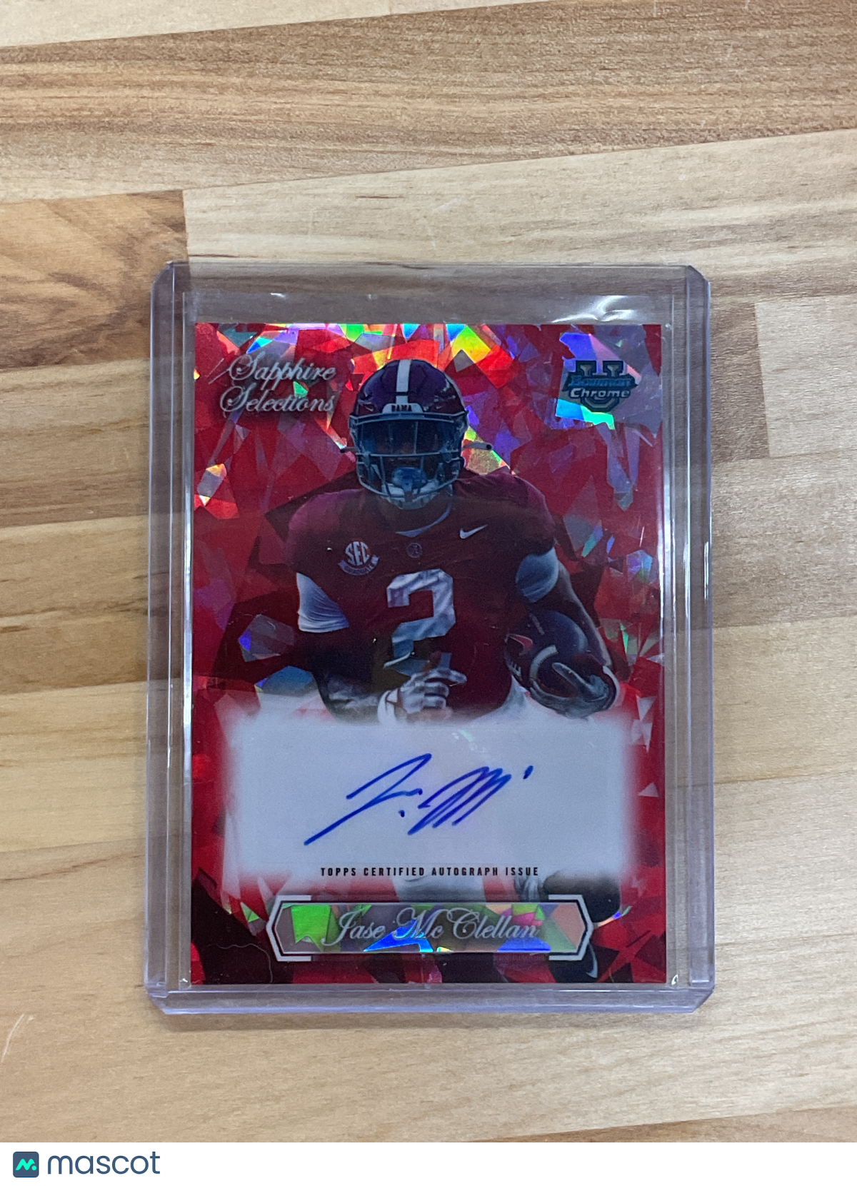 2024 Bowman Best Jake Mcclellan Selections Red Auto /5