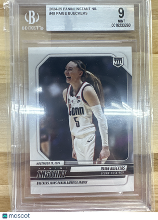 2024-25 Panini Instant NIL #49 Paige Bueckers BGS 9