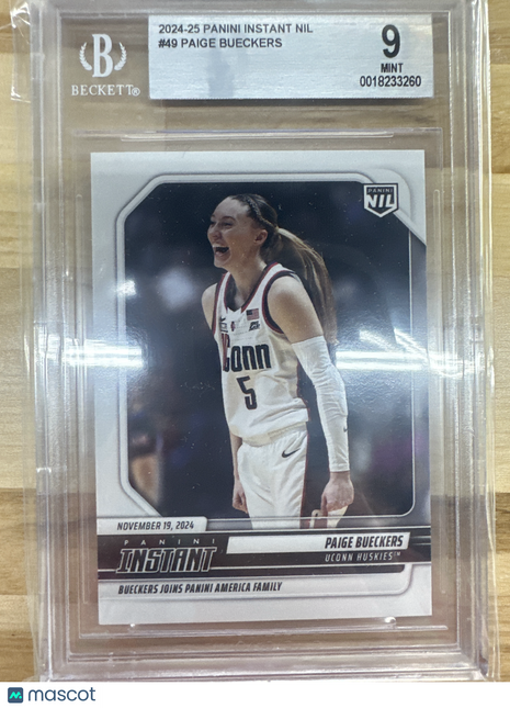 2024-25 Panini Instant NIL #49 Paige Bueckers BGS 9