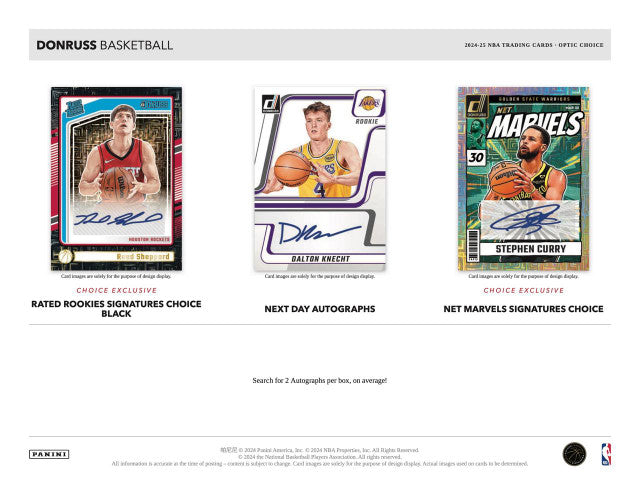 24/25 Panini Donruss Basketball Choice Box