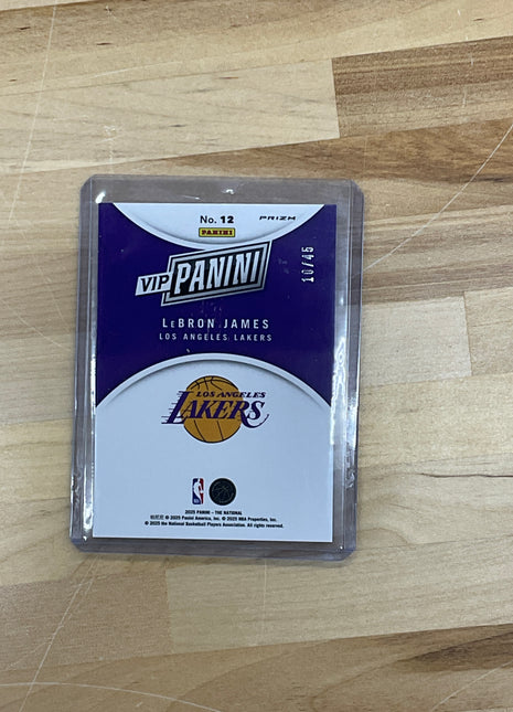 2025 The National VIP Lebron James Hellow Cracked Ice /45