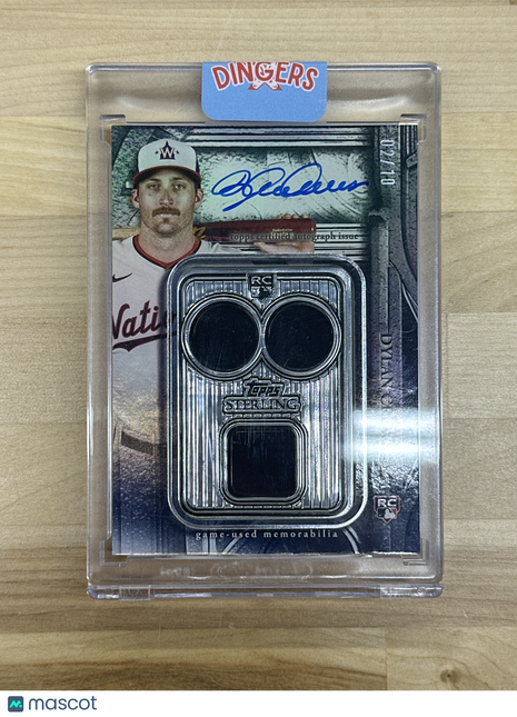 2025 Topps Sterling Dylan Crews Patch Auto /10 Nationals