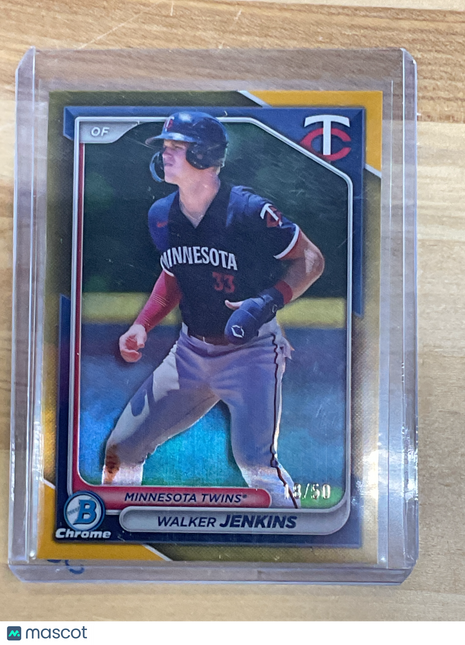 2024 Bowman Walker Jenkins Gold /50