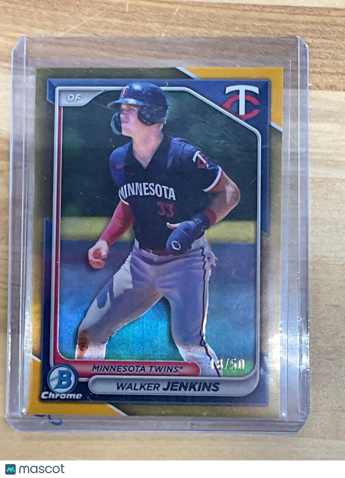2024 Bowman Walker Jenkins Gold /50