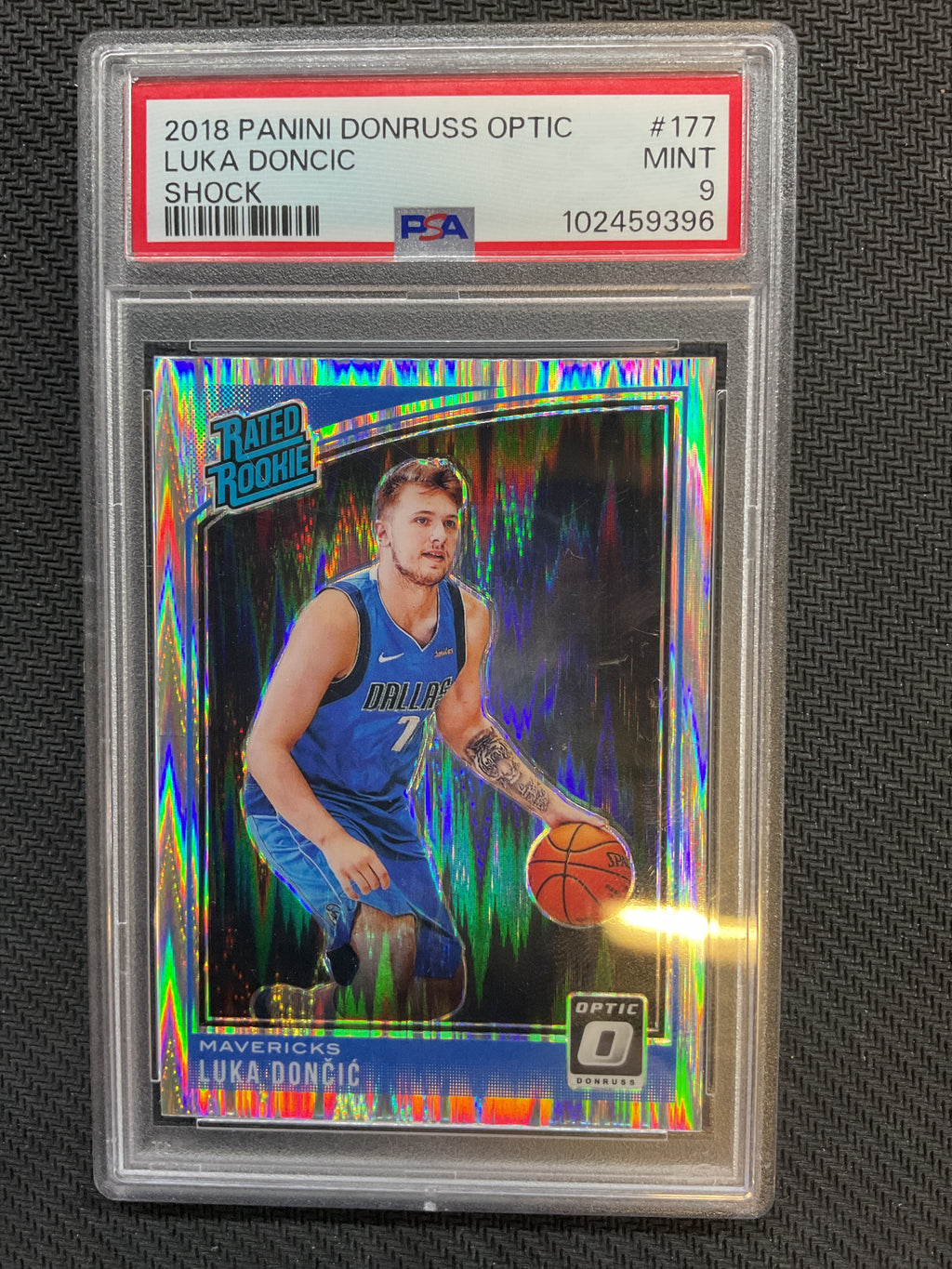 2018 Donruss Optic Luka Doncic Rookie Shock PSA 9 #177 396
